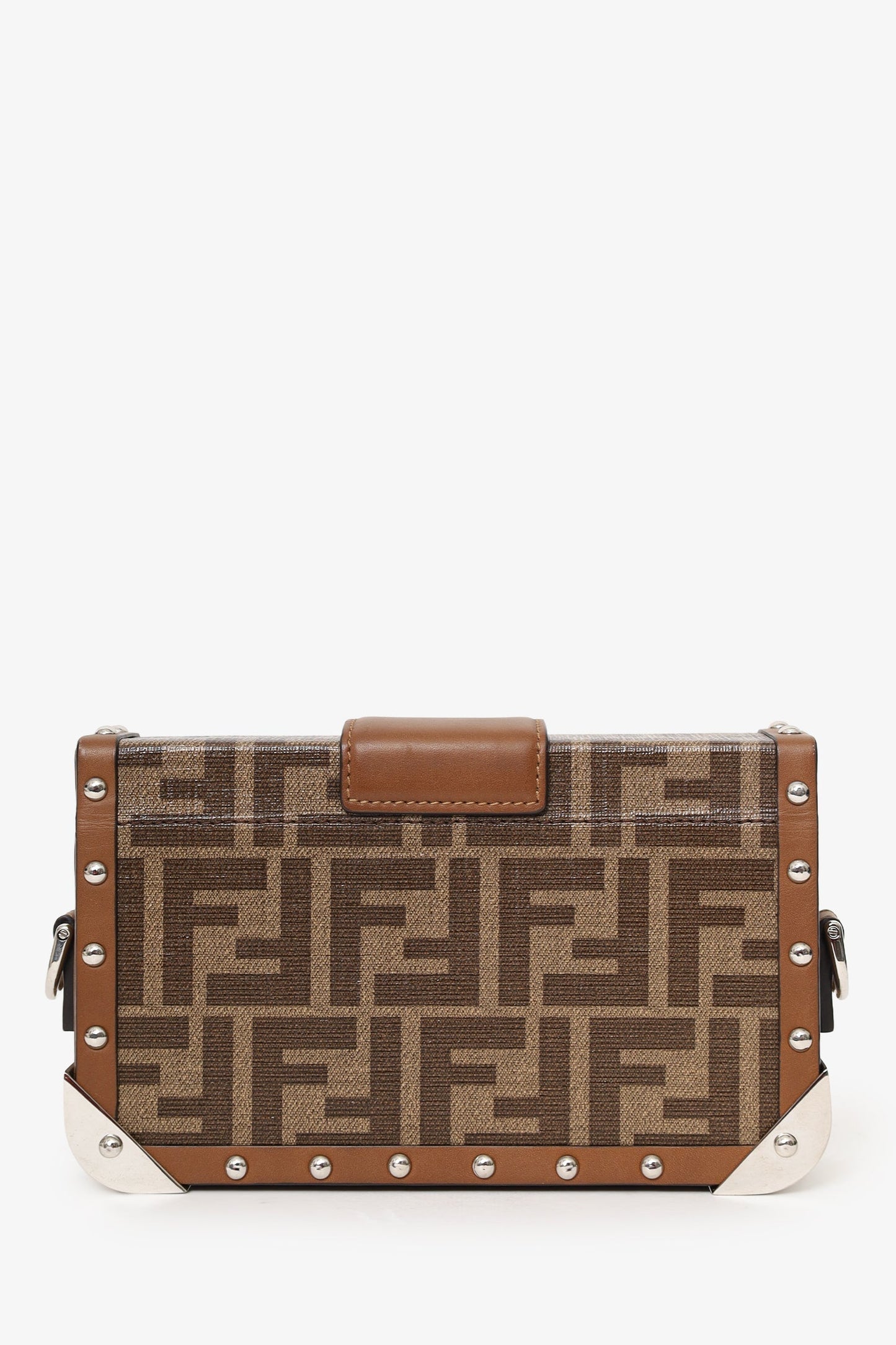Fendi Ff Baguette Trunk Bag Brown Shoulder Bag