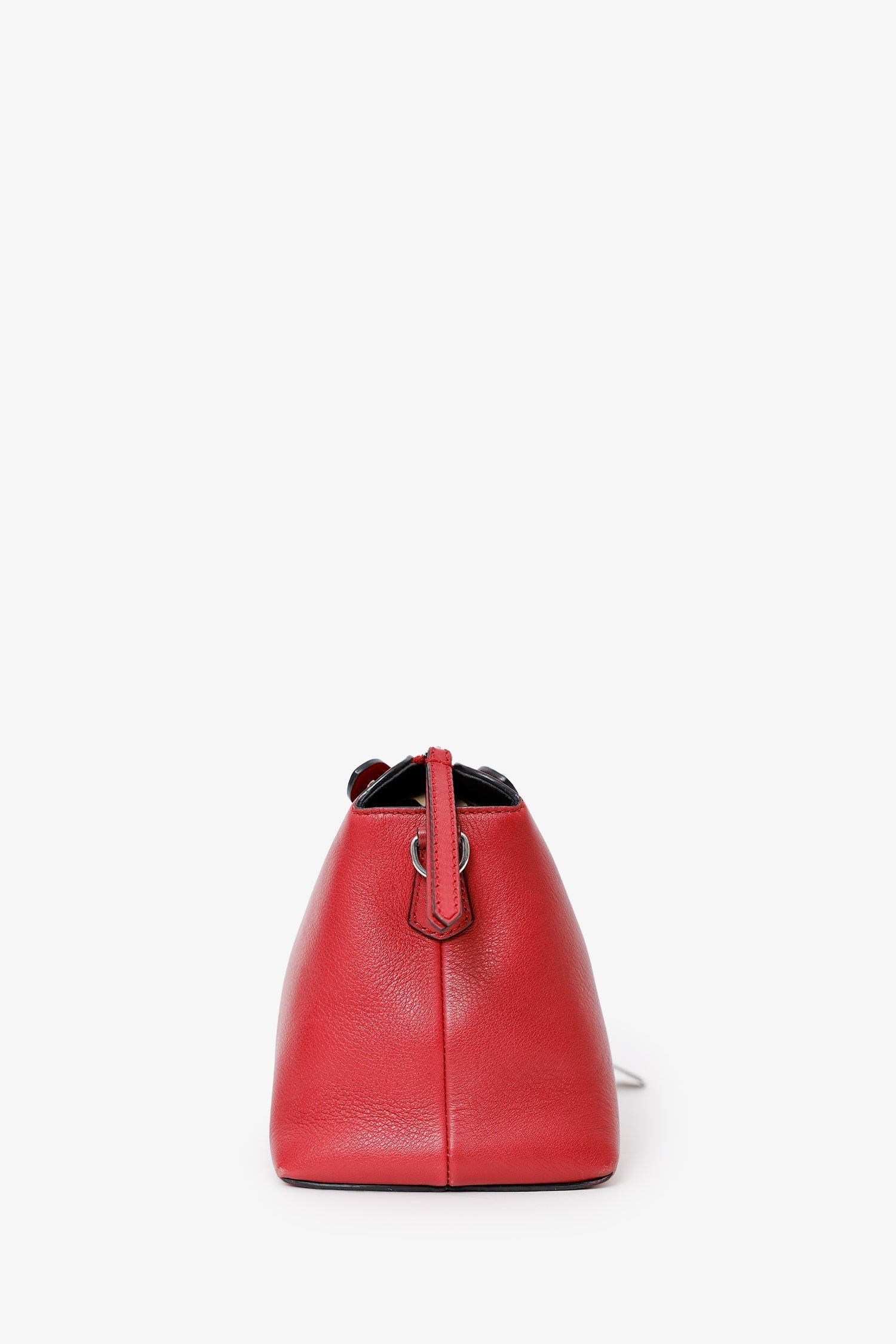 Fendi By The Way Crossbody Leather Red Small Crossbody Bag