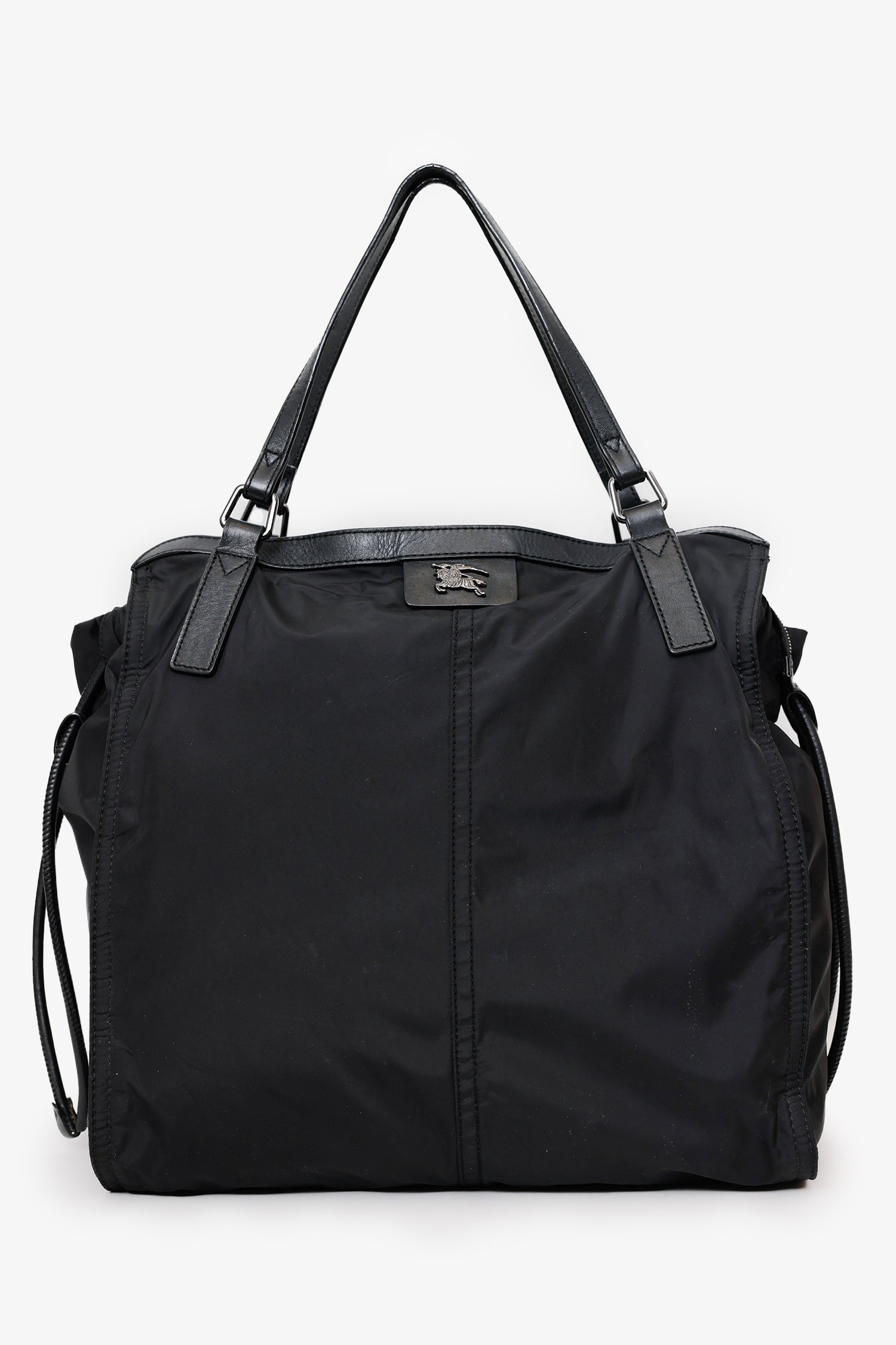 Burberry Tote Bag Nylon Black