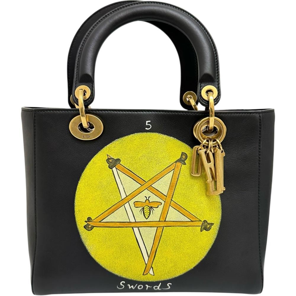 Dior Christian Lady Resort Collection 2Way Bag Leather Travel Bag