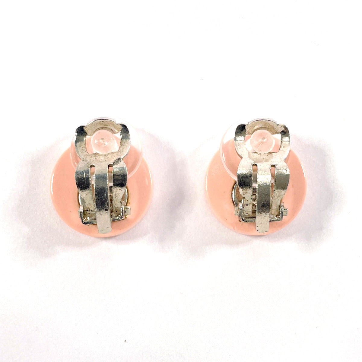 Chanel Coco Mark Plastic Earrings Jewelry