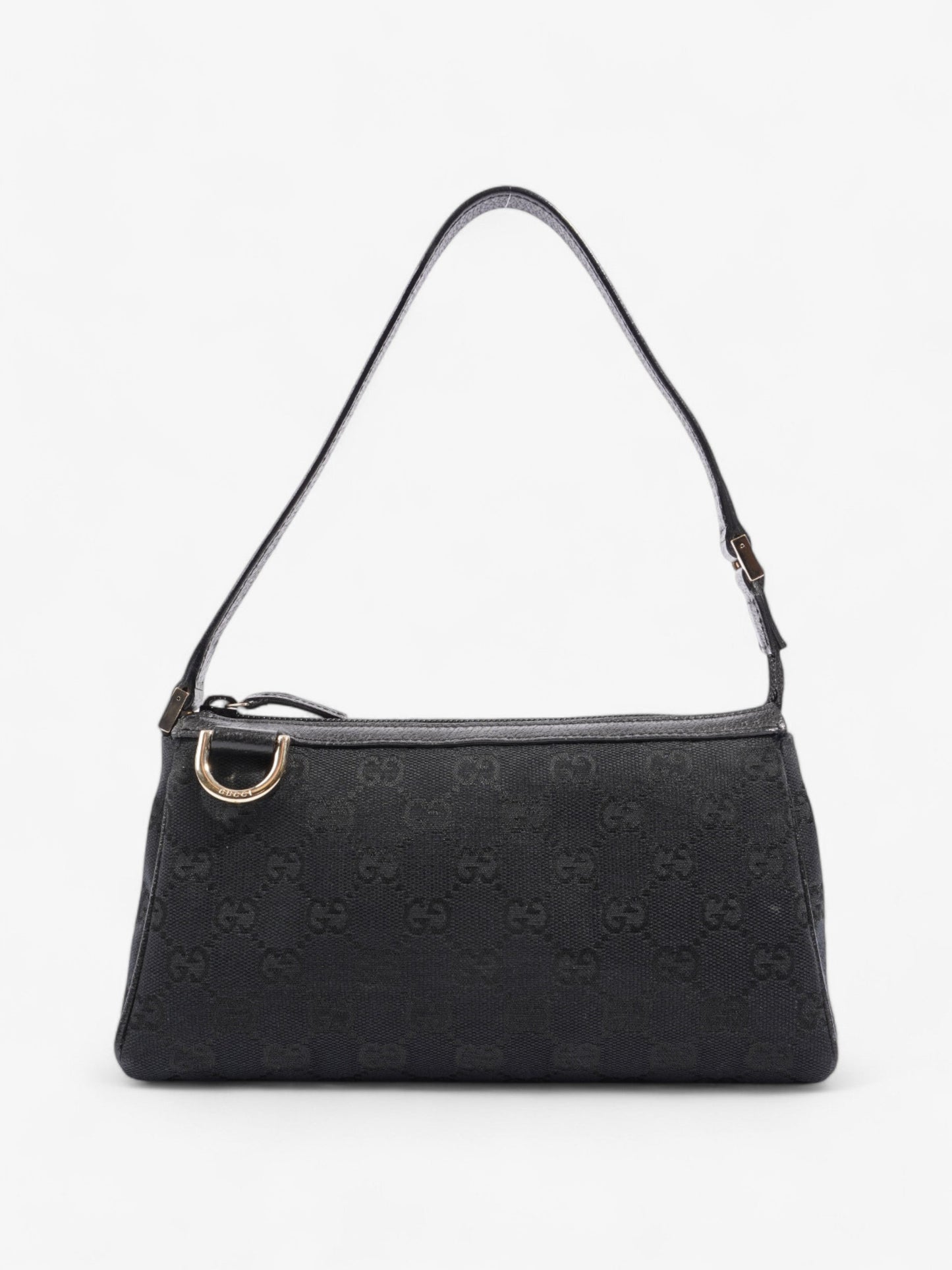 Gucci Abbey Shoulder Bag Canvas Black
