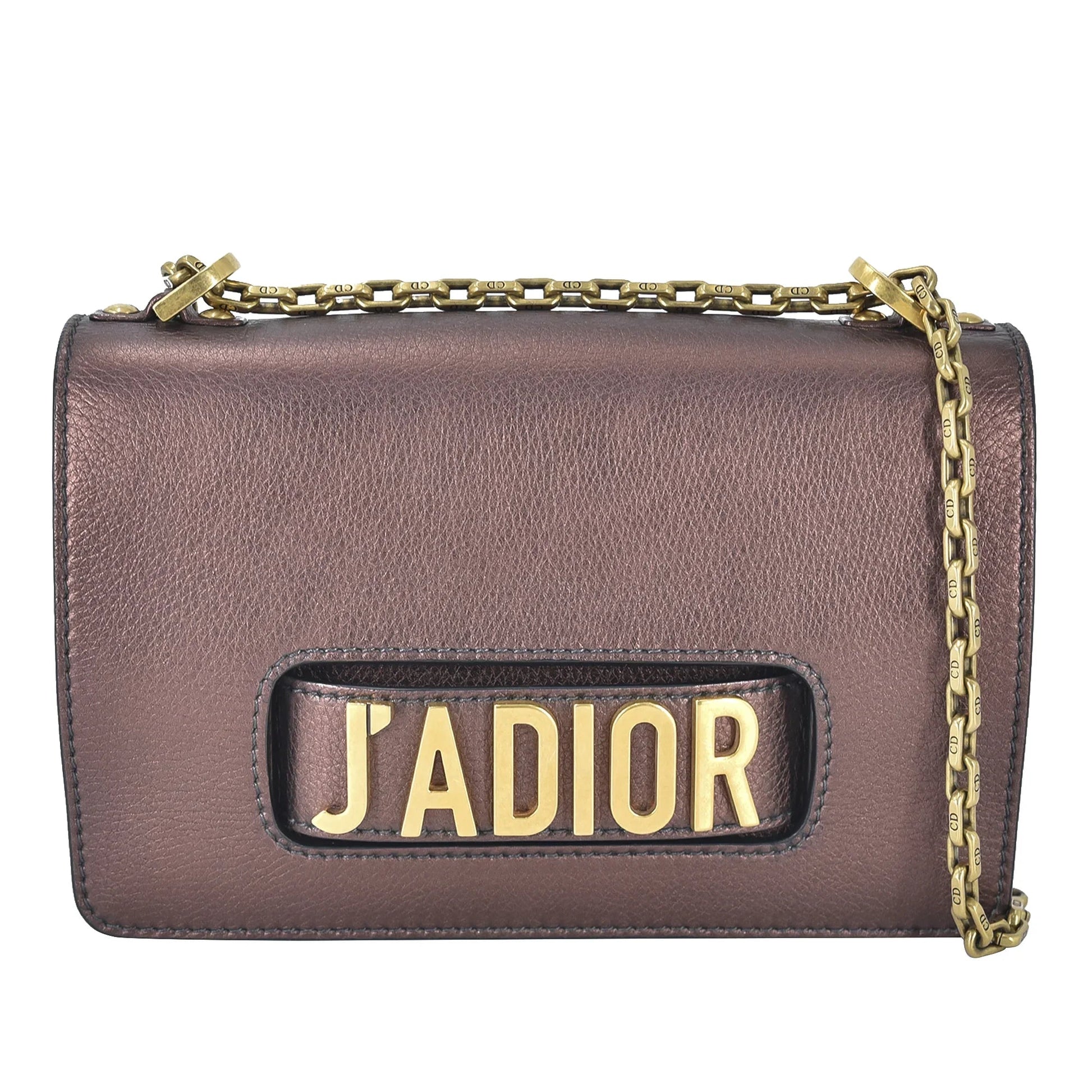 Dior Handbag J'A Crossbody Bag Brown Medium Chain