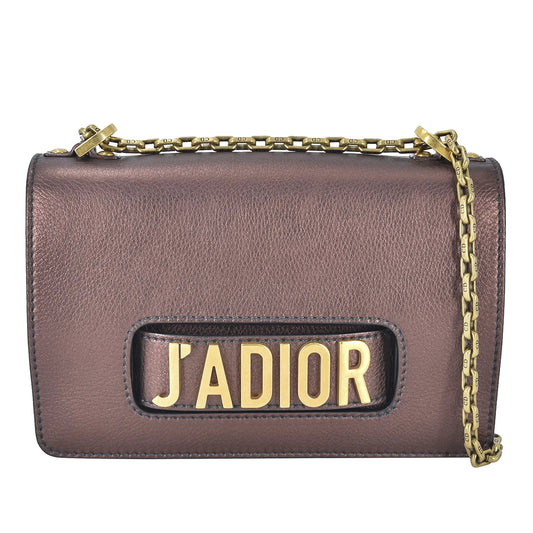 Dior Handbag J'A Crossbody Bag Brown Medium Chain