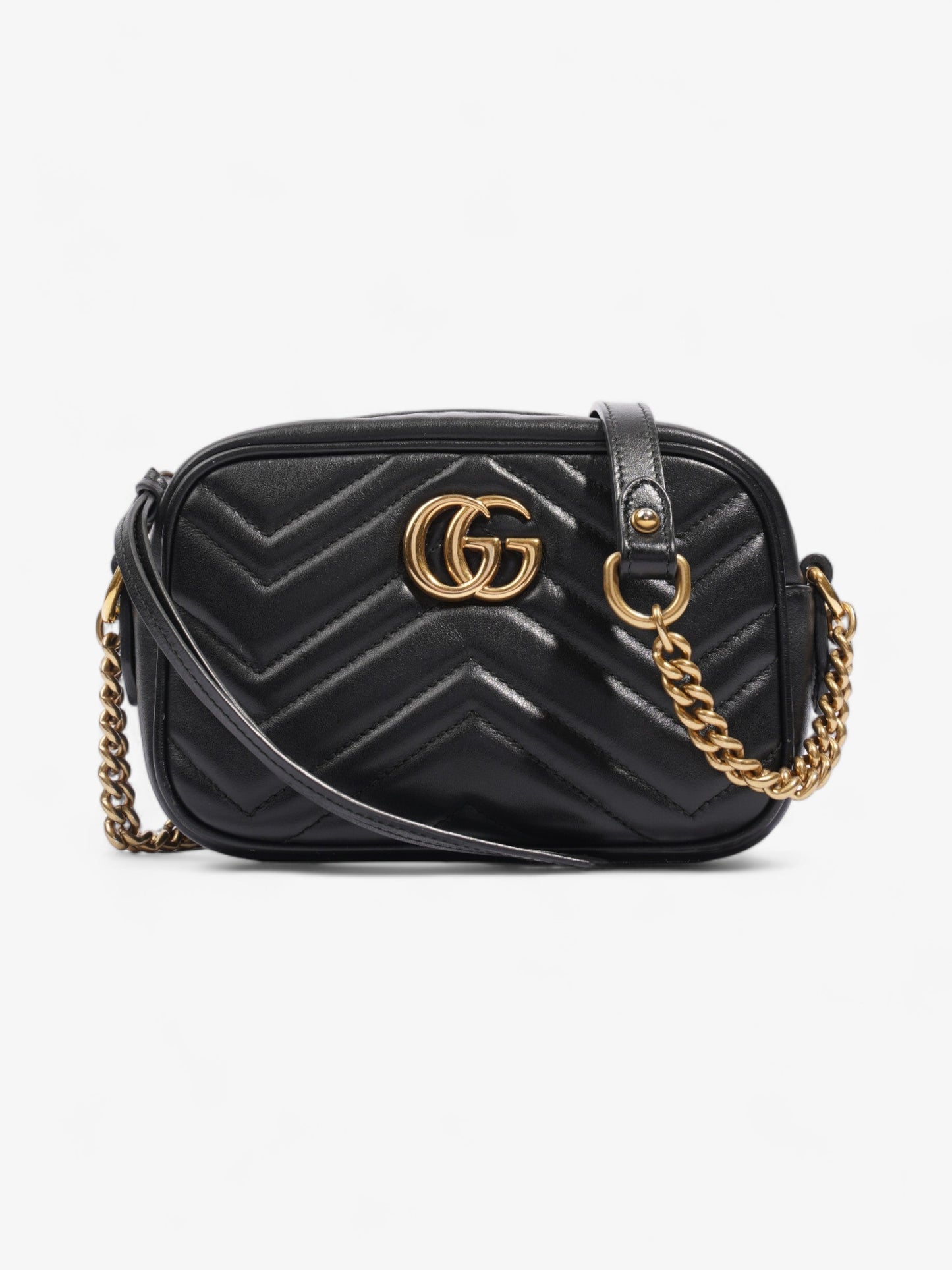 Gucci Marmont Mini Crossbody Bag Leather Matelasse Mini 2