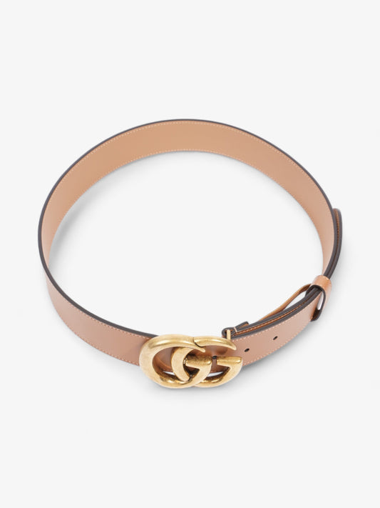 Gucci Marmont Wide Belt Handbag Leather Brown Accessory