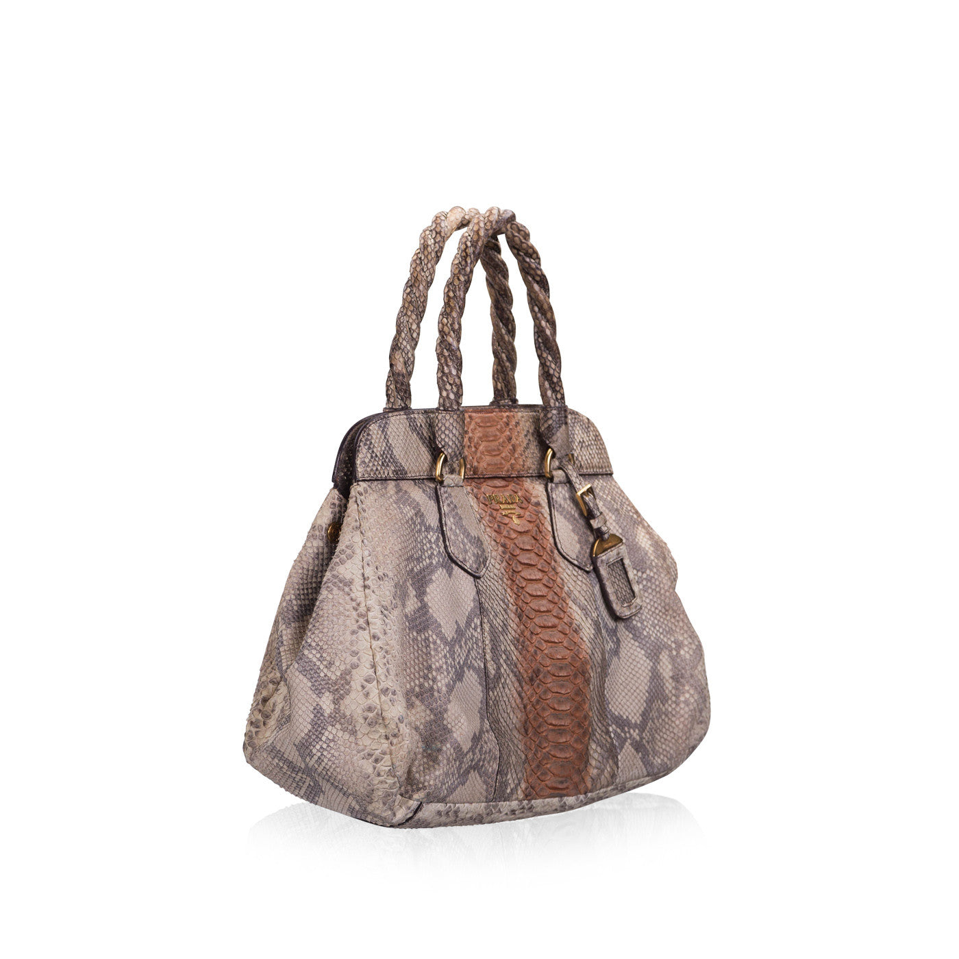 Dior Prada Borsa In Pelle Patone Shoulder Bag