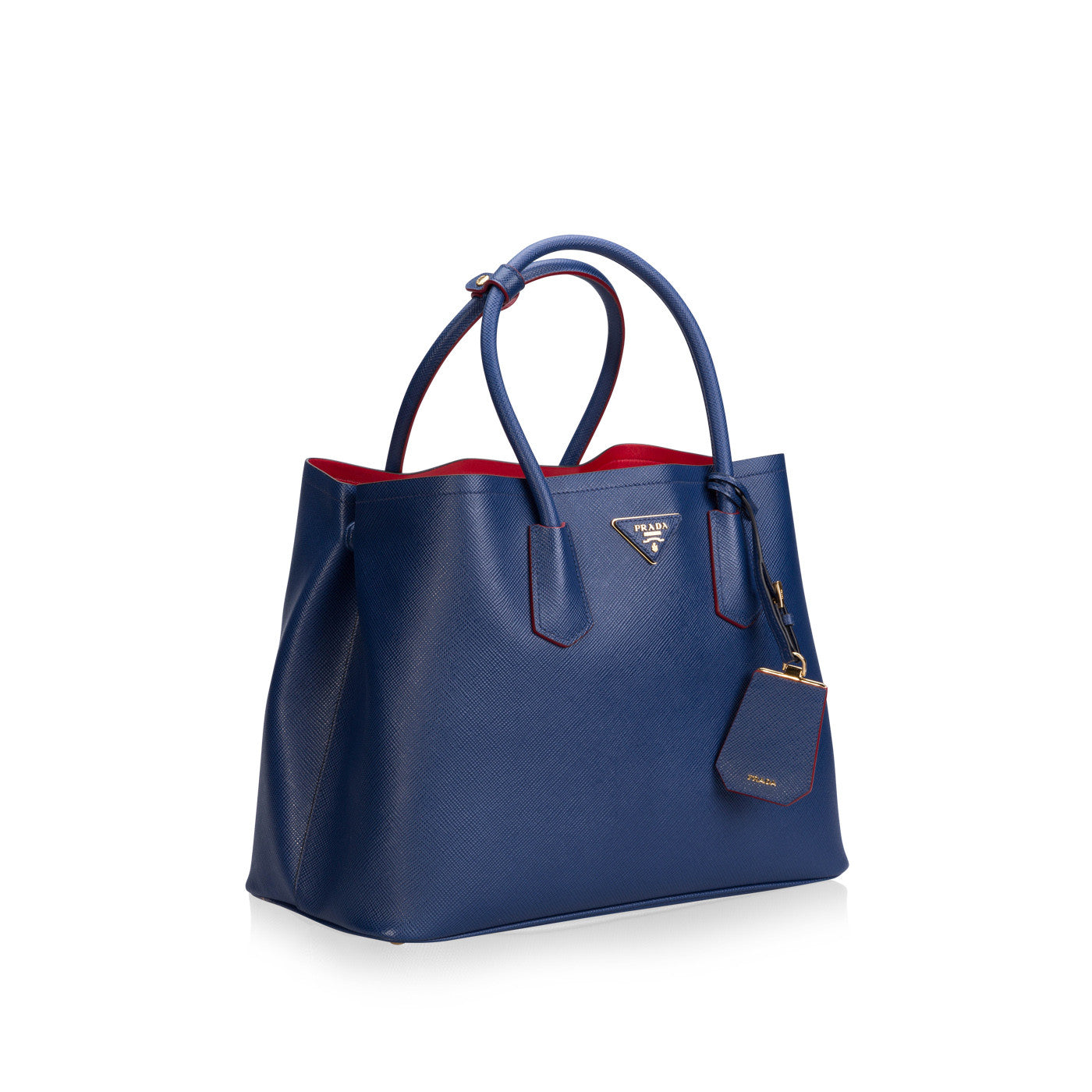 Prada Cuir Double Bag Saffiano Tote Bag Cuir Double Bag
