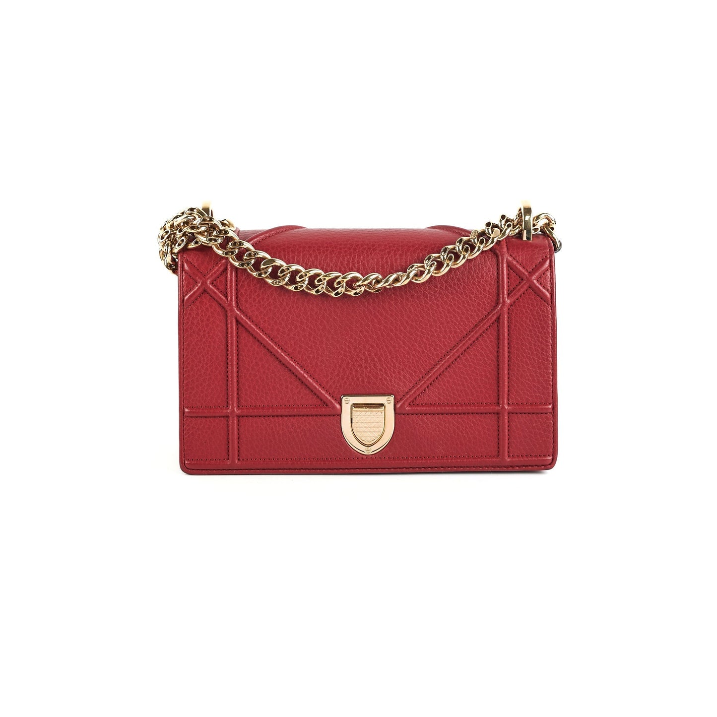 Dior Christian ama Burgundy Crossbody Bag Small