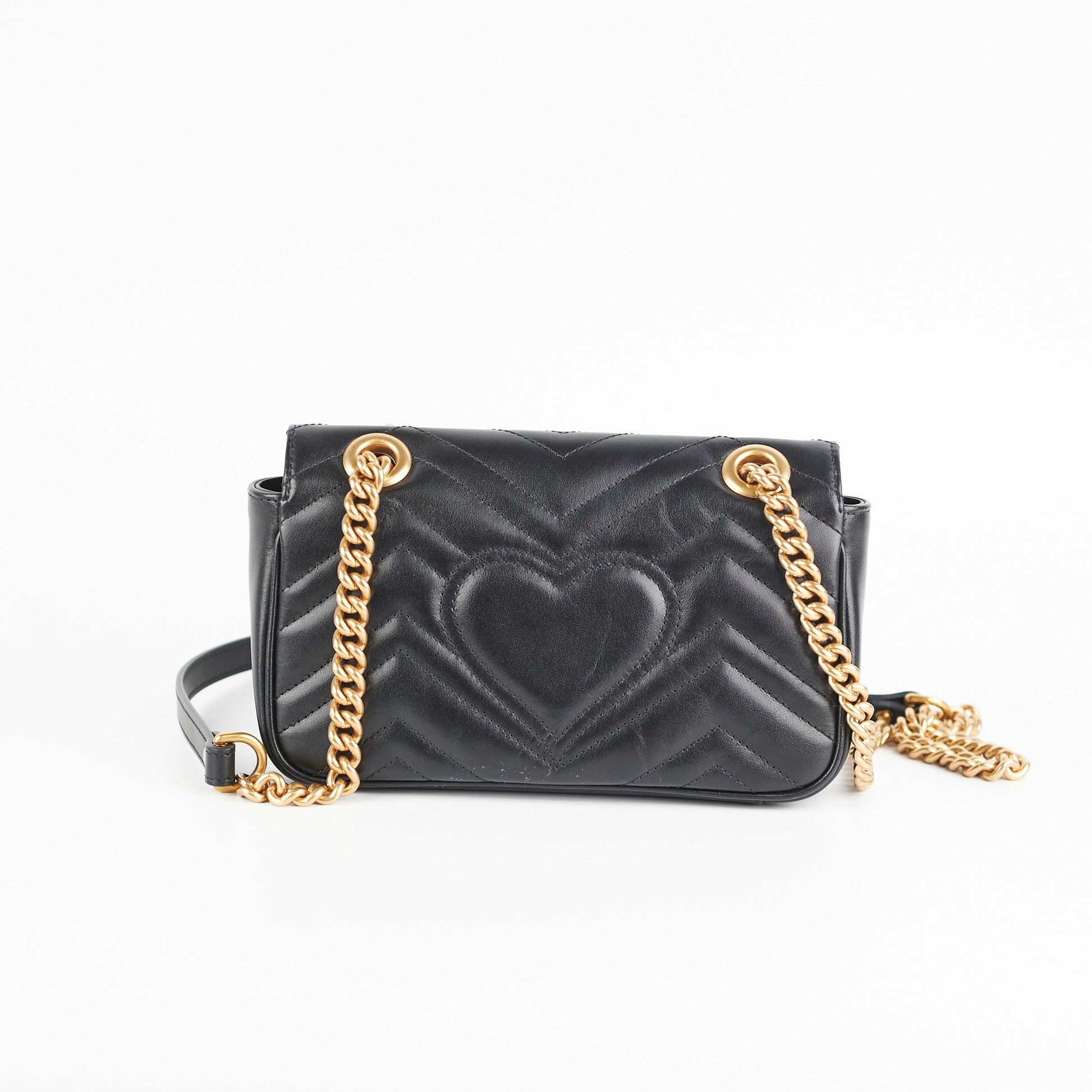 Gucci Marmont Crossbody Bag Black Mini