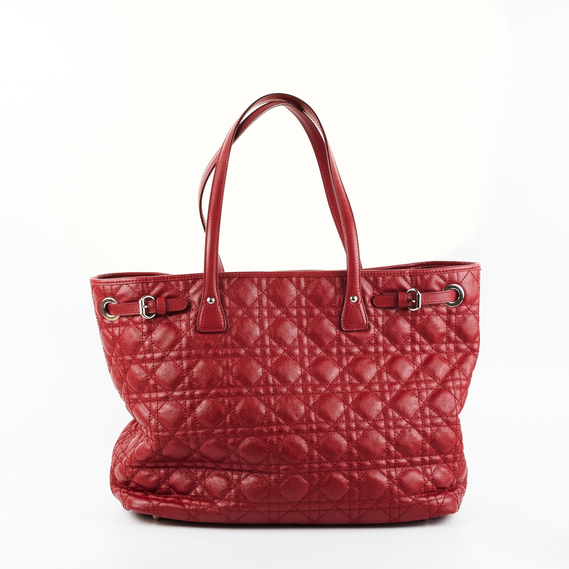 Dior Christian Burgundy Tote Tote Bag