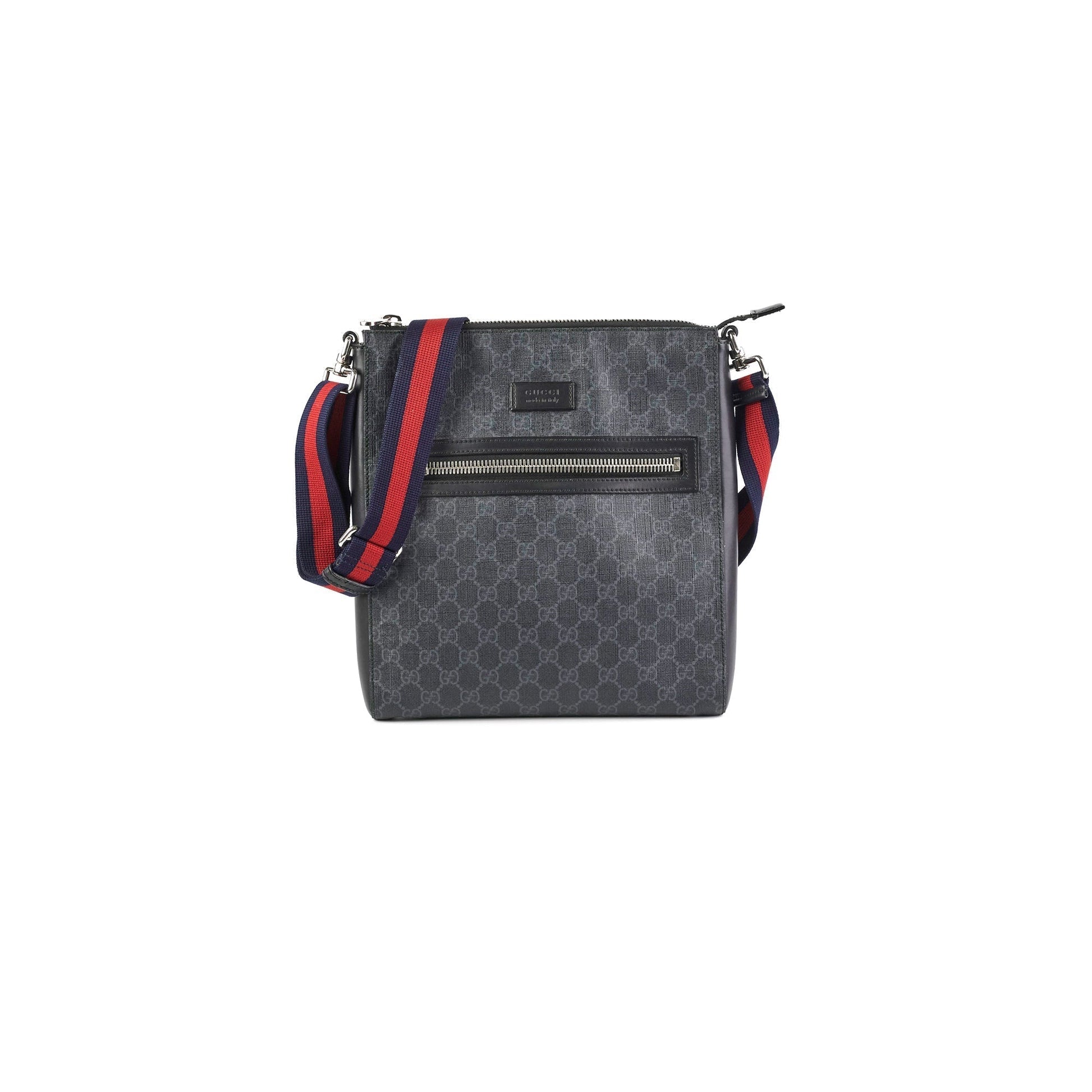 Gucci Messenger Shoulder Bag Monogram Black