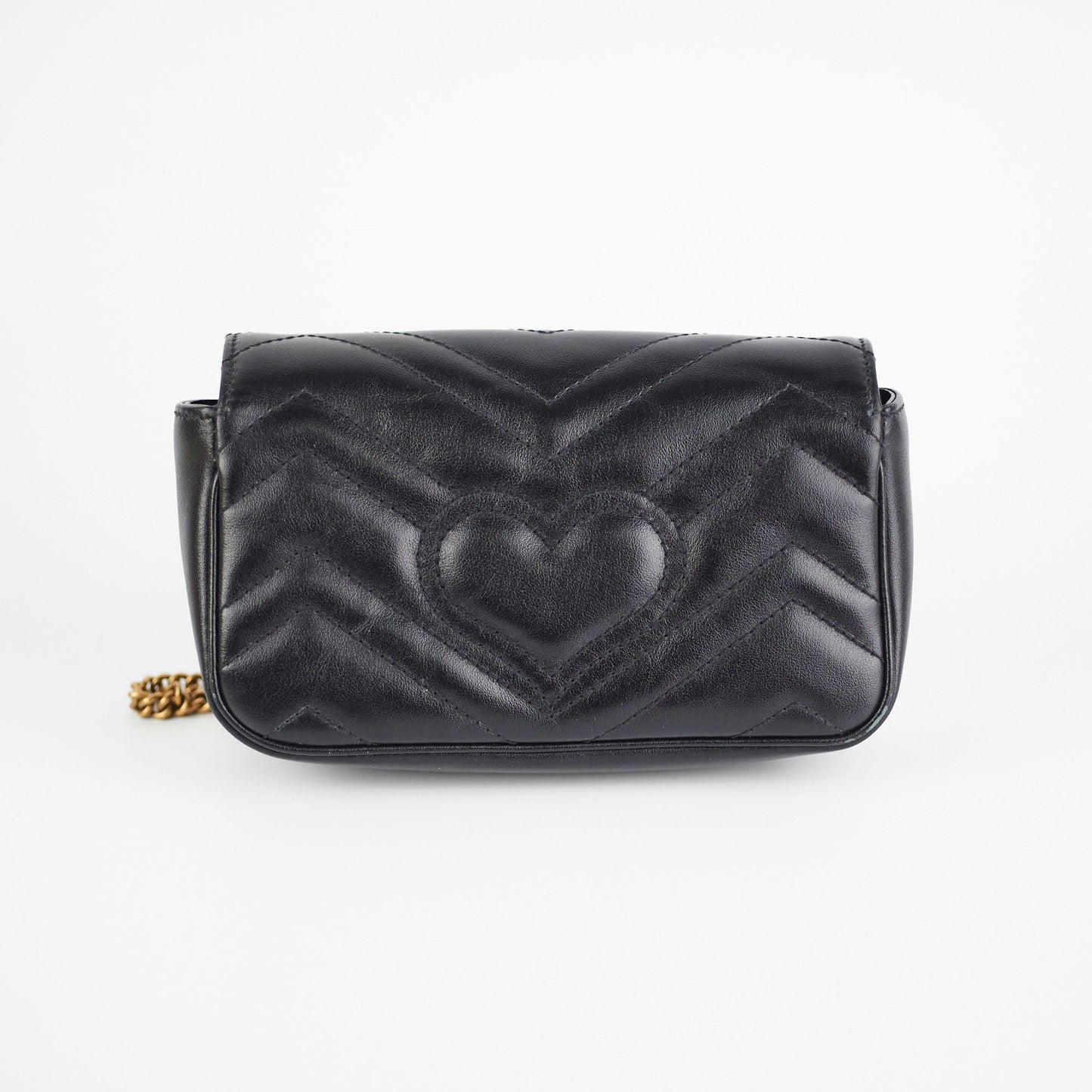 Gucci Super Marmont Crossbody Bag Black Mini
