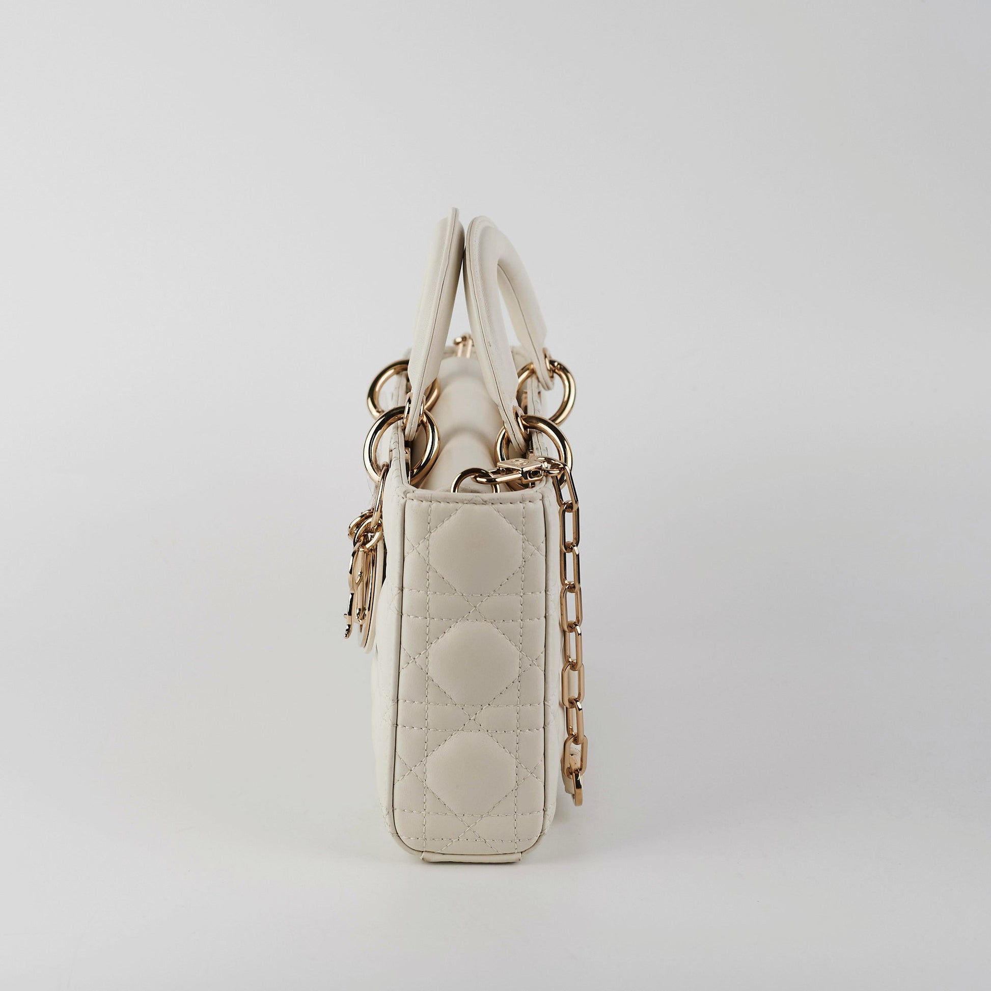 Dior Item Joy Handbag White Medium Travel Bag