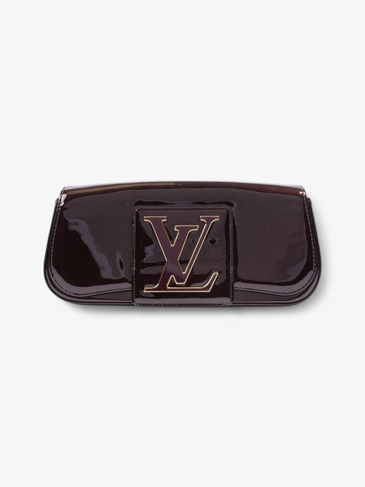 Louis Vuitton Sobe Amarante Patent Leather Clutch Bag