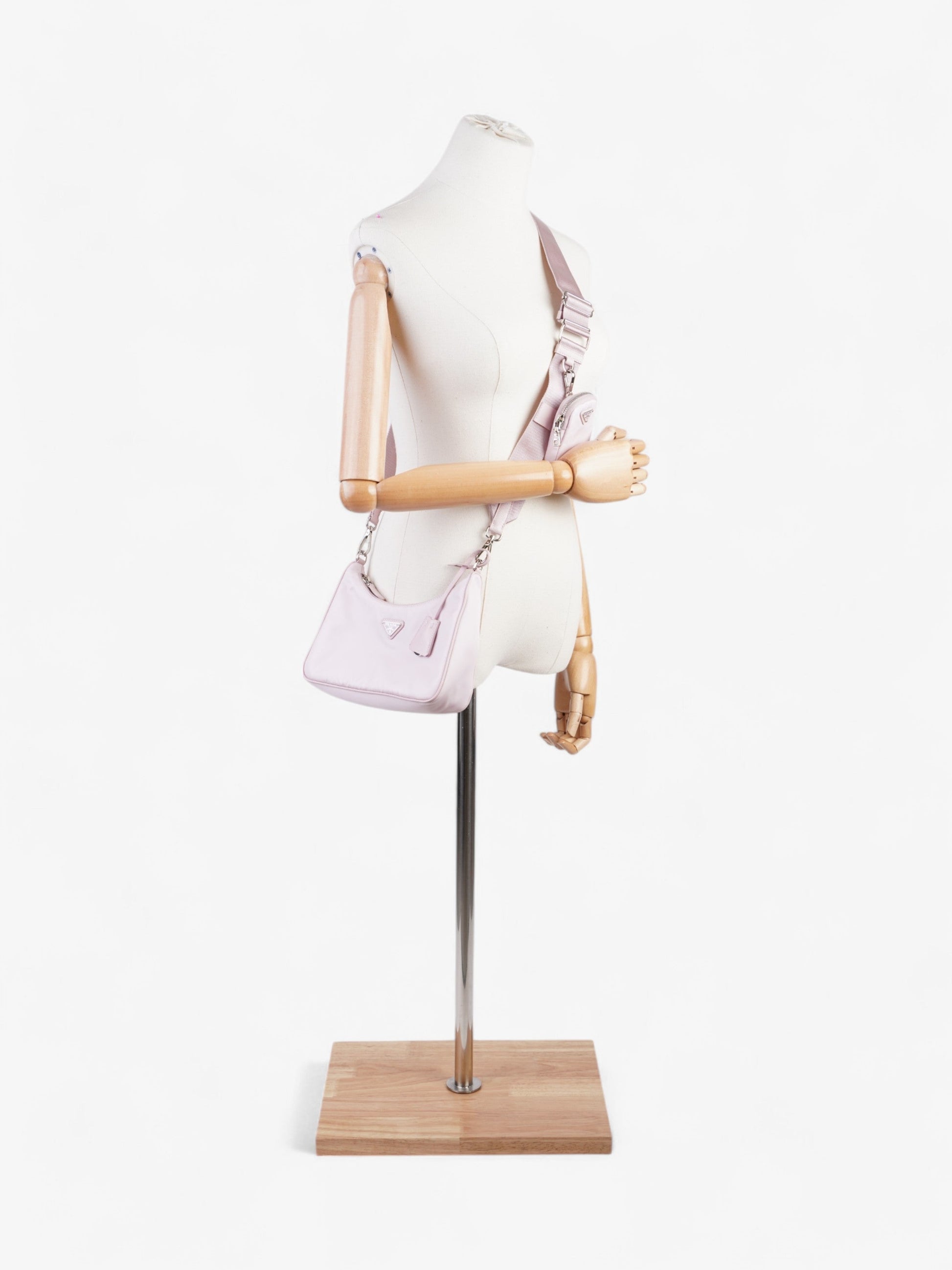 Prada Re Edition Light Re Crossbody Bag Nylon Pink