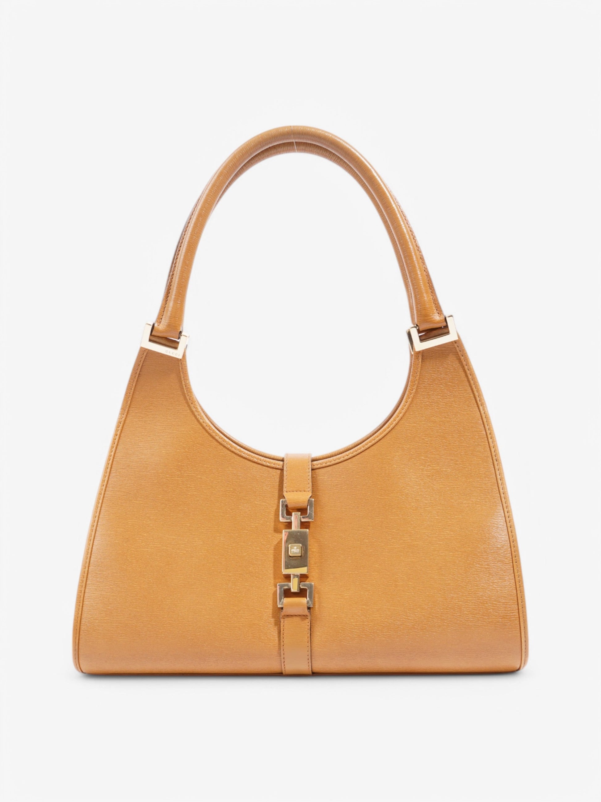 Gucci Jackie Dark Yellow Shoulder Bag Leather