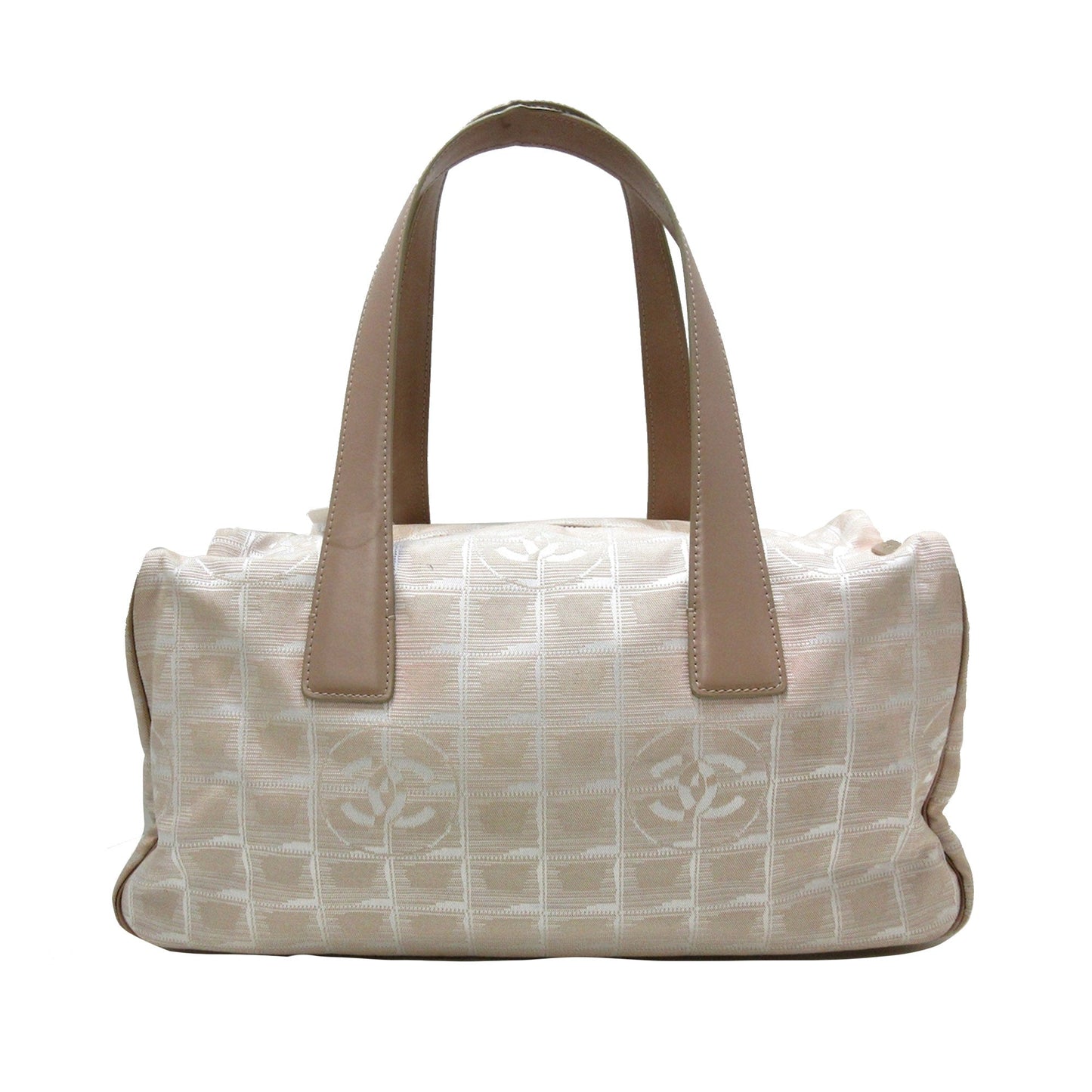 Chanel New Travel Line Handbag Leather Canvas Travel Bag