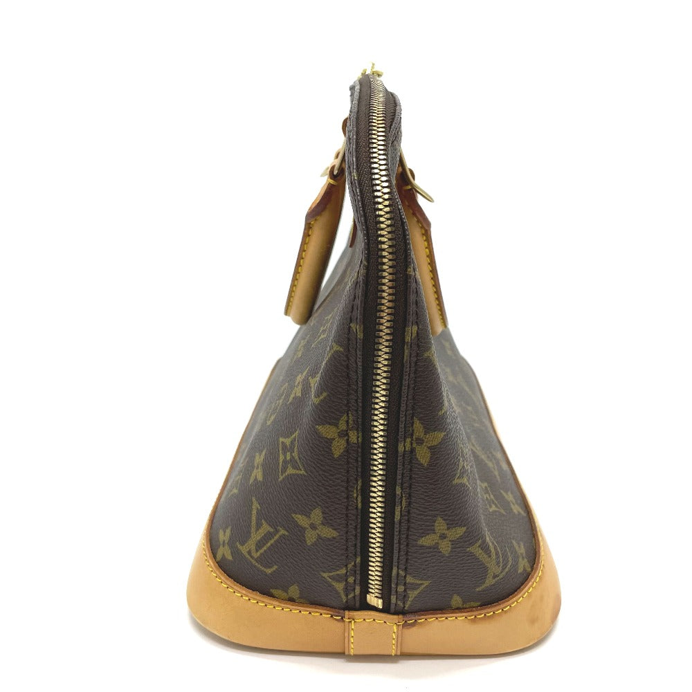 Louis Vuitton M51130 Alma Monogram Canvas Brown Handbag O 22