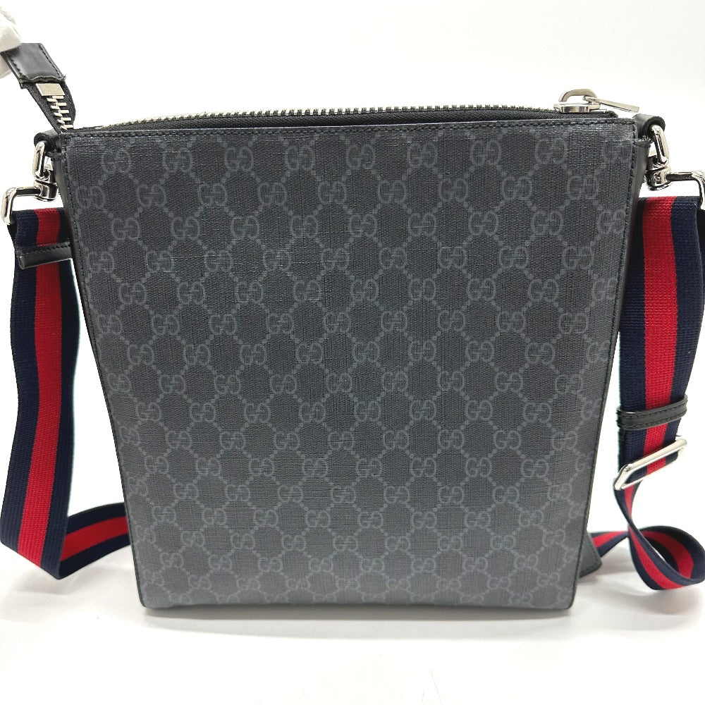 Gucci GG Supreme GG Messenger Canvas Black Shoulder Bag