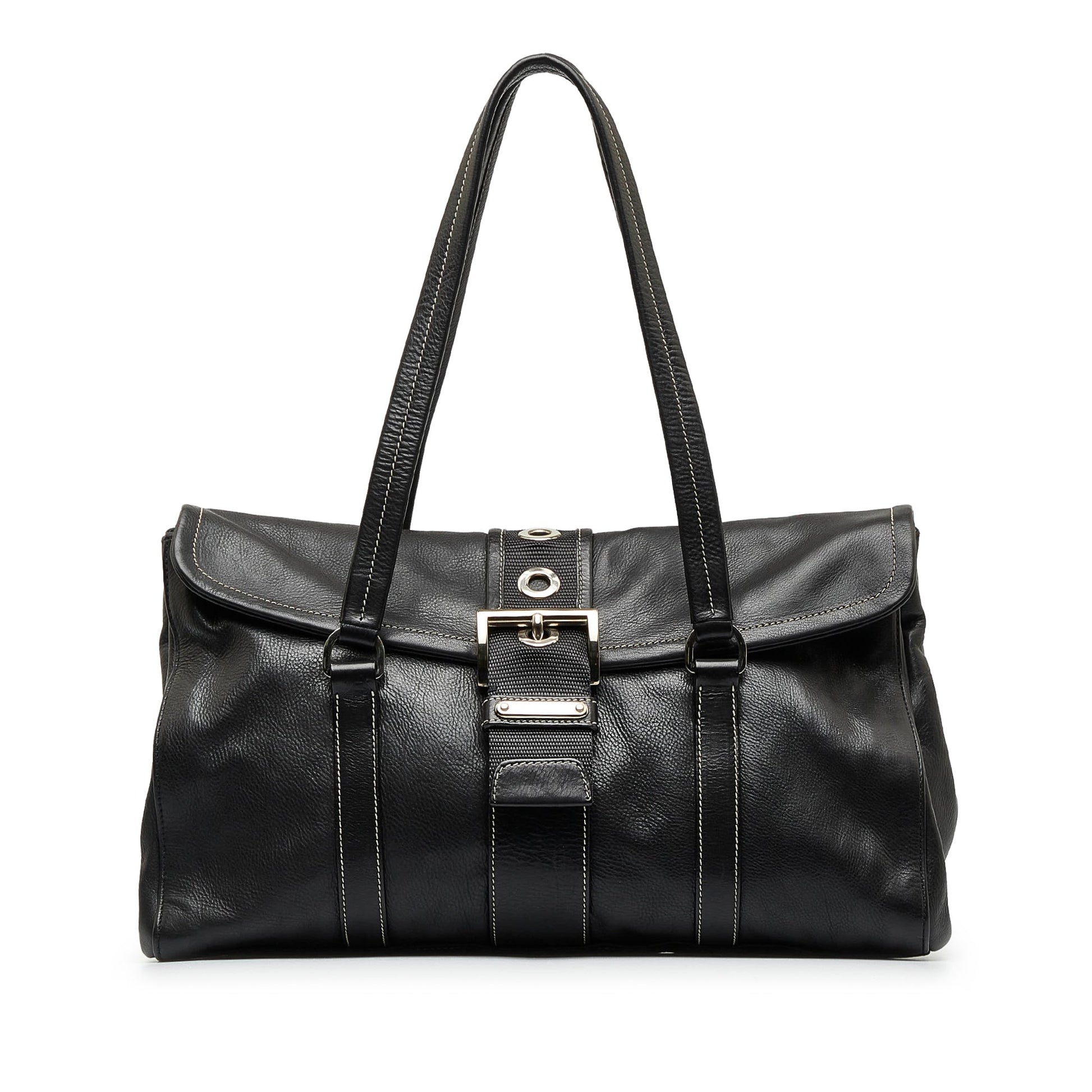 Prada Shoulder Bag Leather Shoulder Bag 10