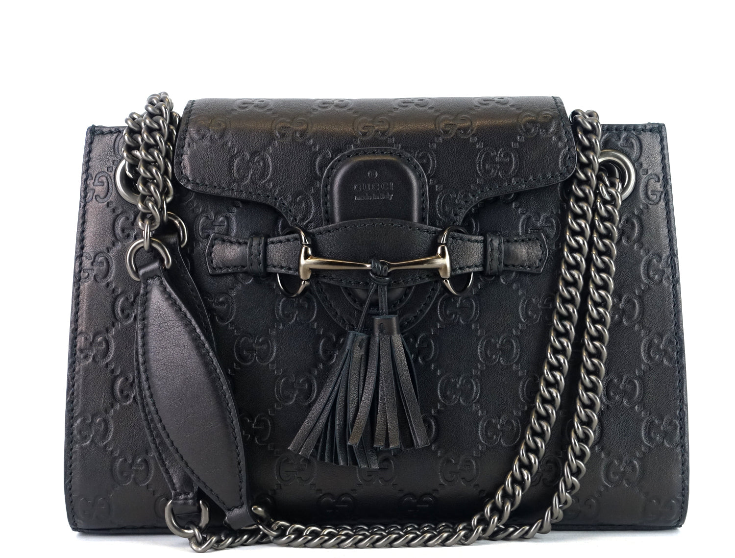 Gucci Emily ssima Bag Leather Small Shoulder Bag