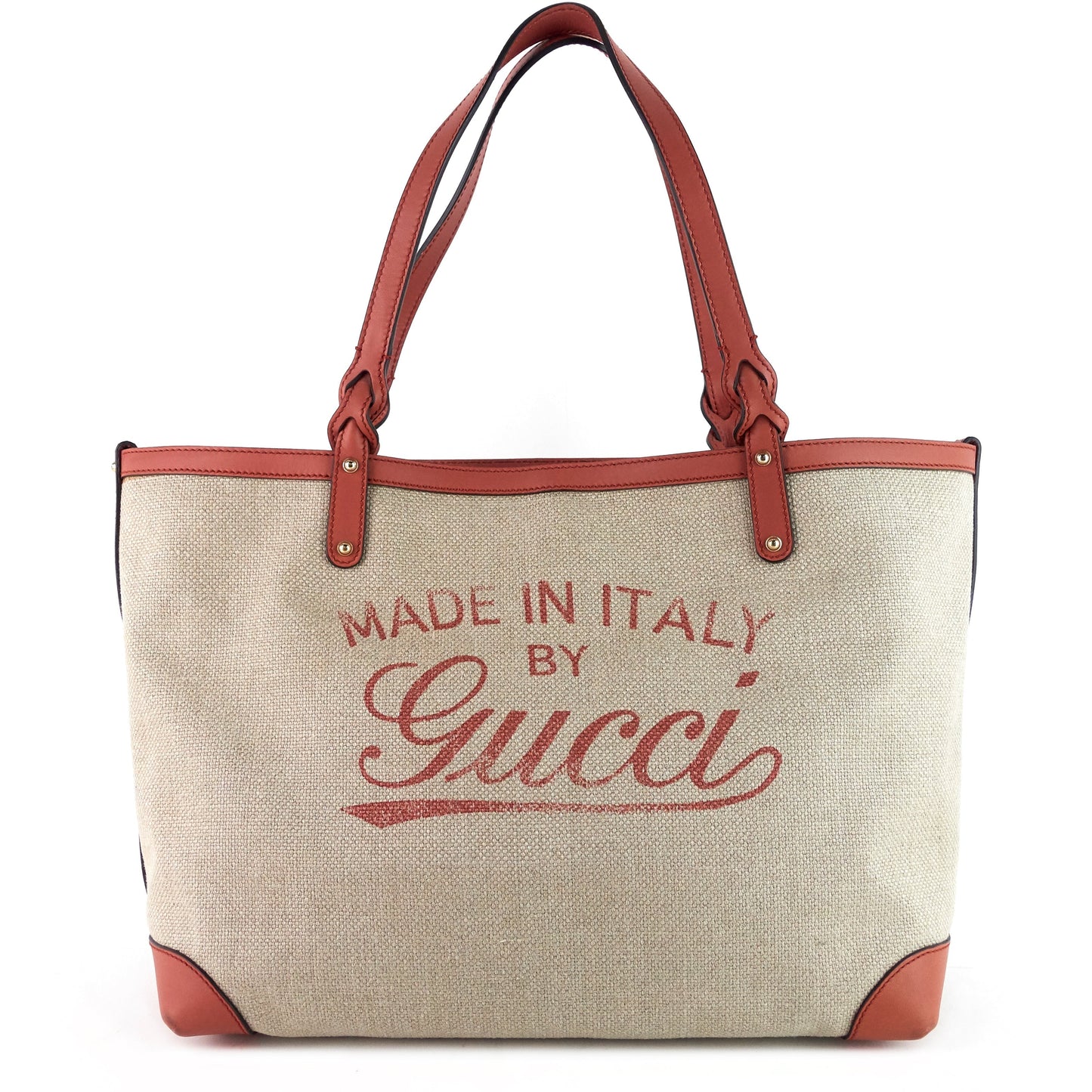 Gucci Craft Tote Bag Canvas