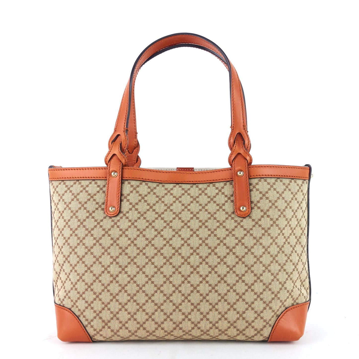 Gucci Diamante Craft Tote Bag Canvas Quilted