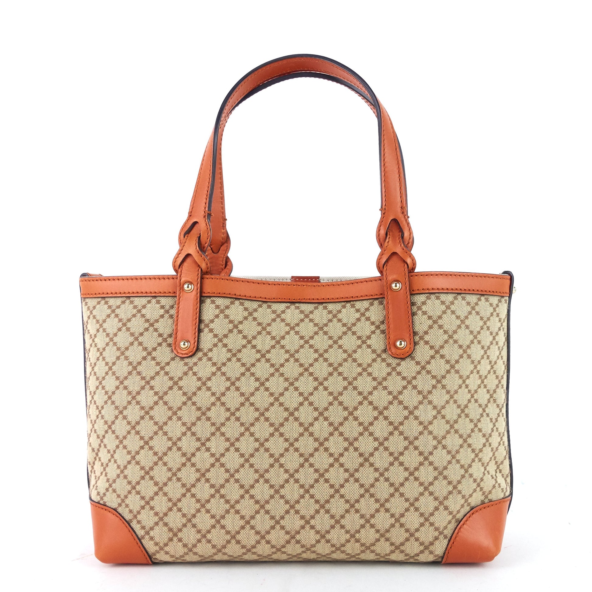 Gucci Diamante Craft Tote Bag Canvas Quilted