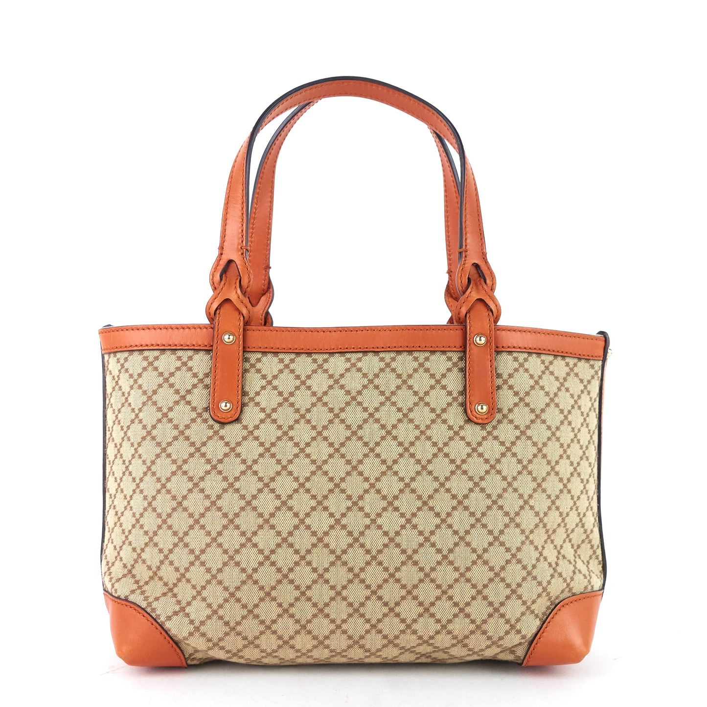 Gucci Diamante Craft Tote Bag Canvas Quilted