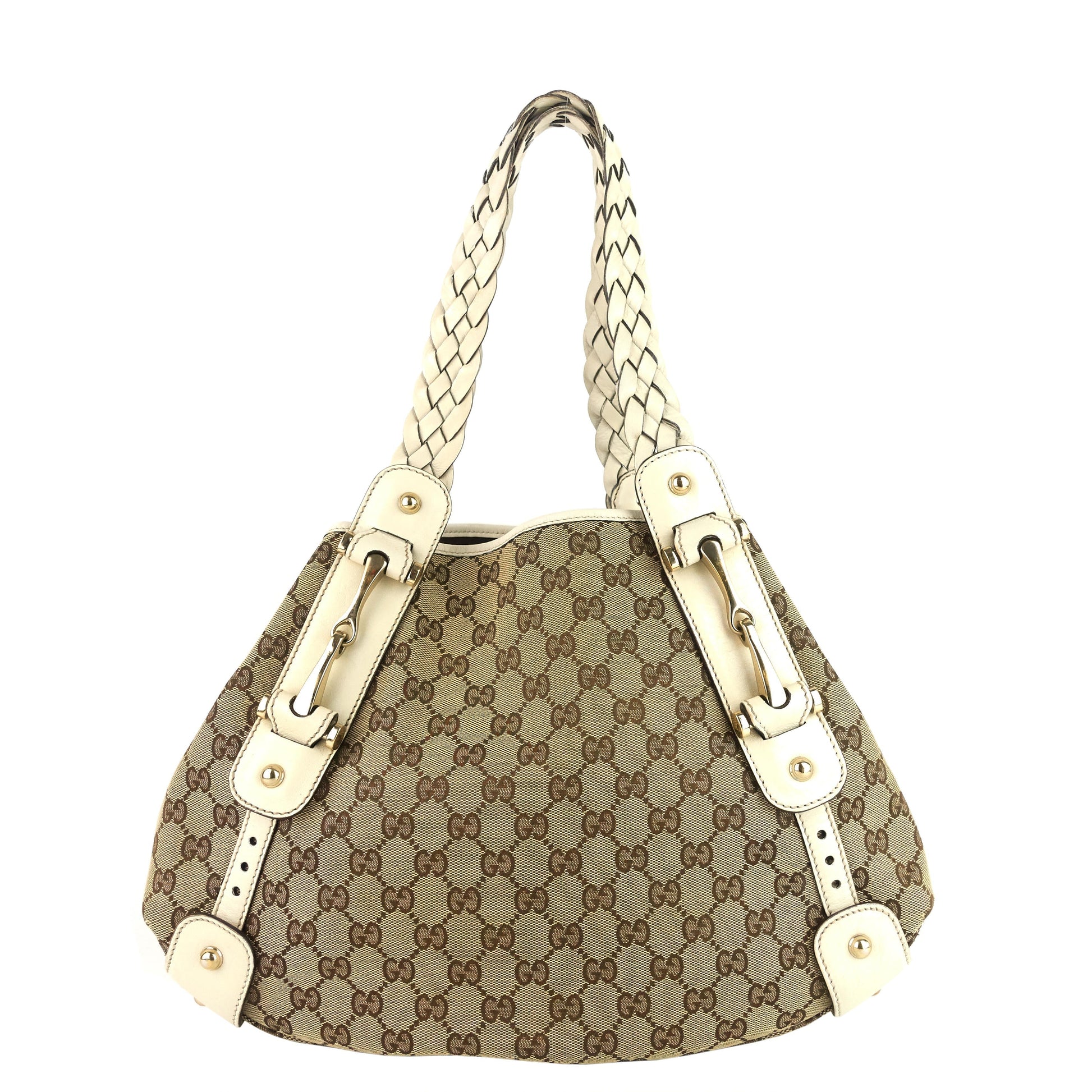 Gucci Pelham Hobo Bag Canvas Monogram Travel Bag