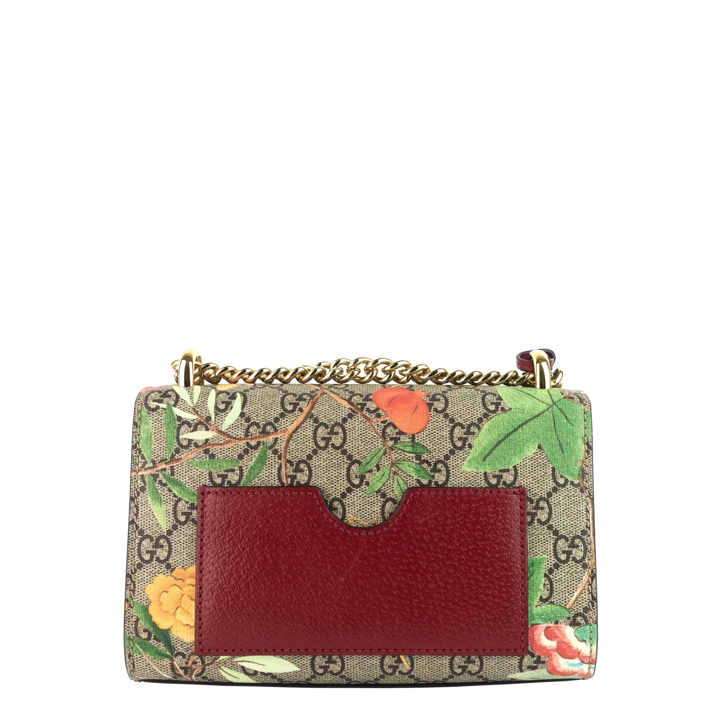 Gucci Tian Padlock Supreme Shoulder Bag Canvas Small