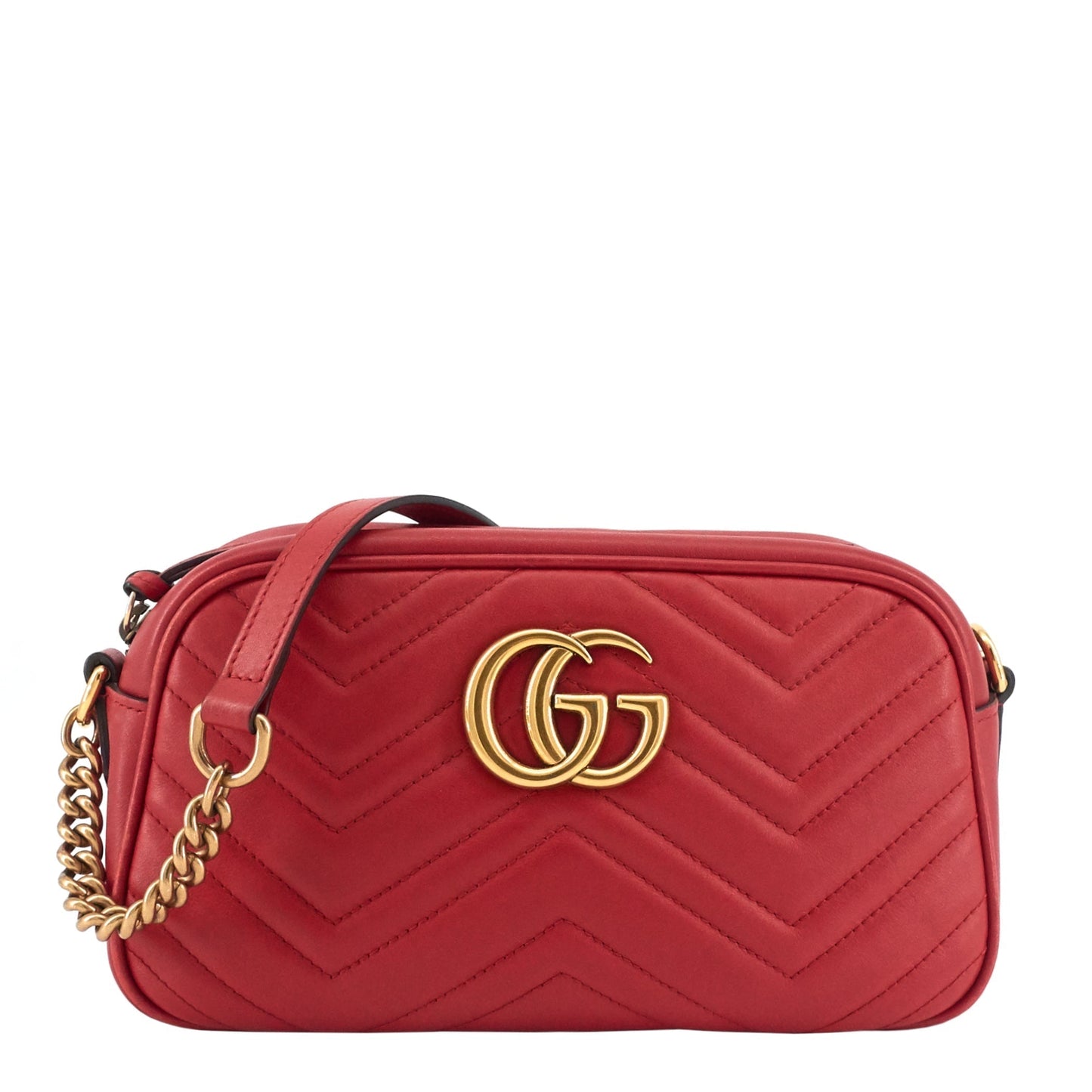 Gucci Marmont Matelass Calfskin Shoulder Bag Small Crossbody Bag
