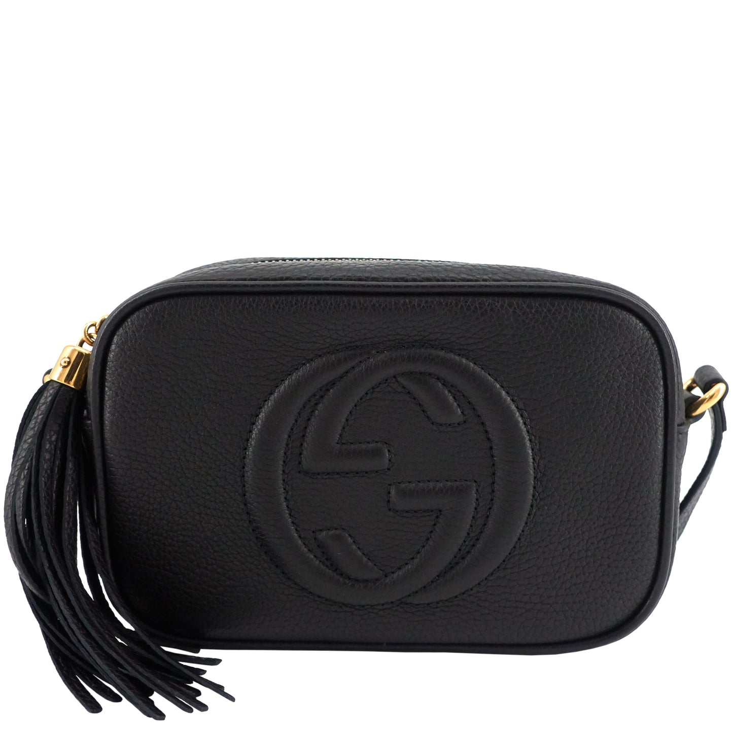 Gucci Soho Disco Calfskin Bag Leather Small Crossbody Bag