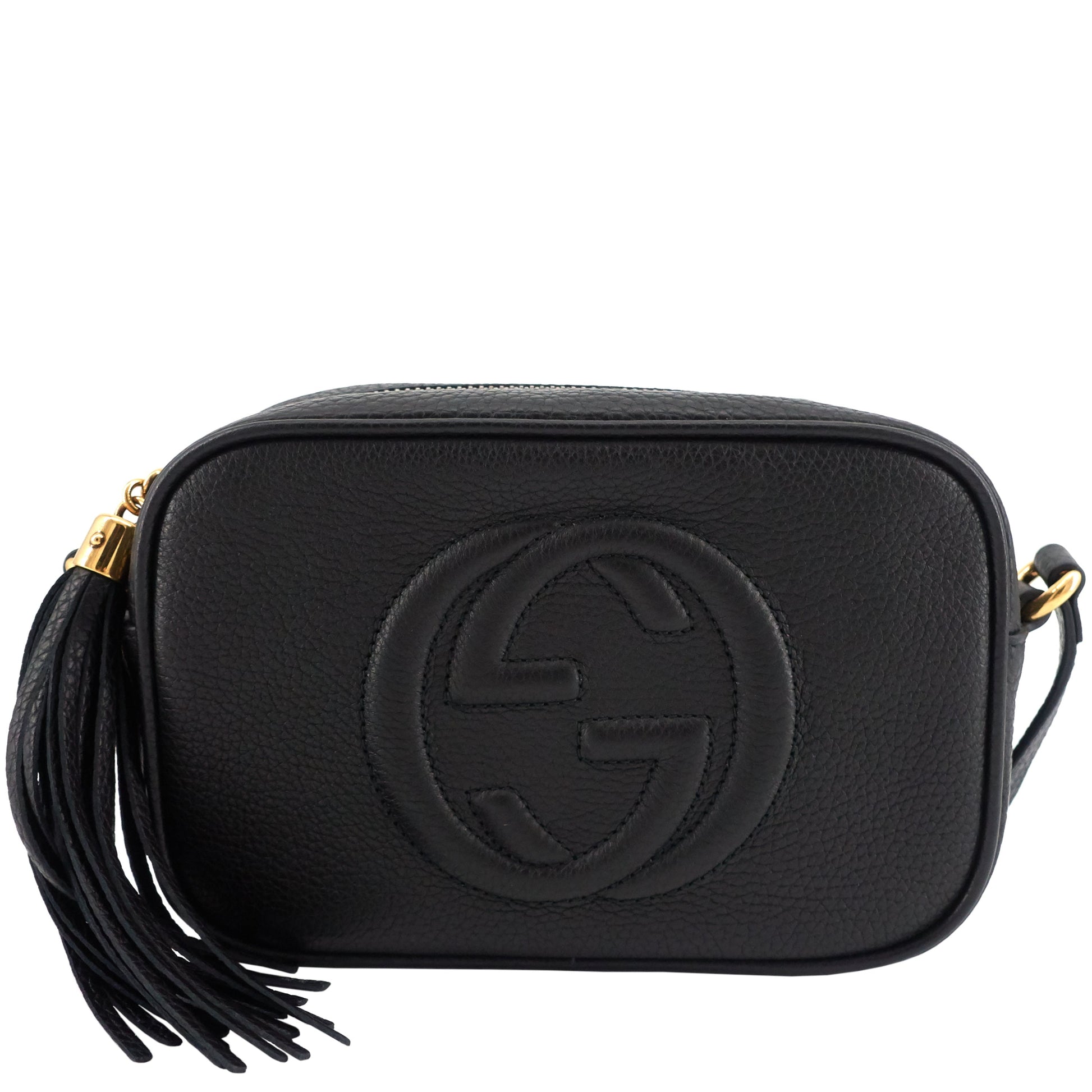Gucci Soho Disco Calfskin Bag Leather Small Crossbody Bag