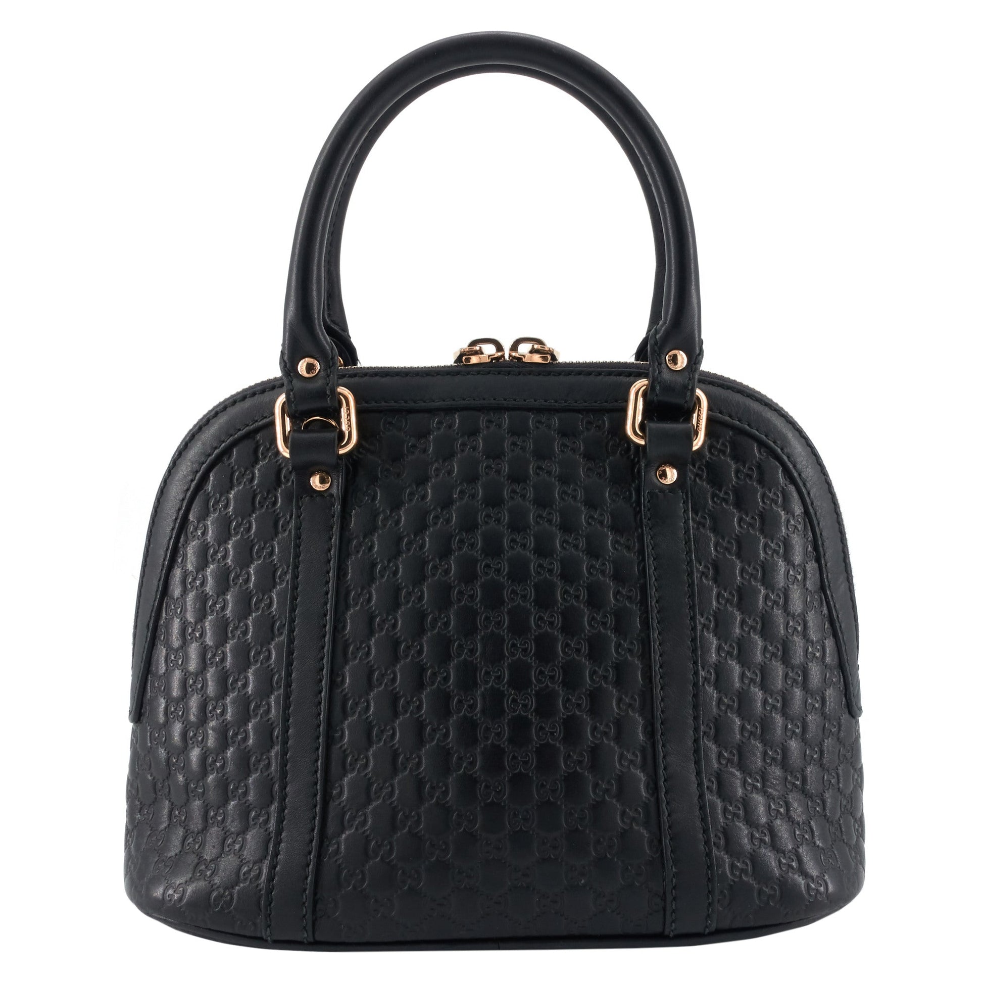 Gucci Dome Microssima Bag Leather Mini Travel Bag