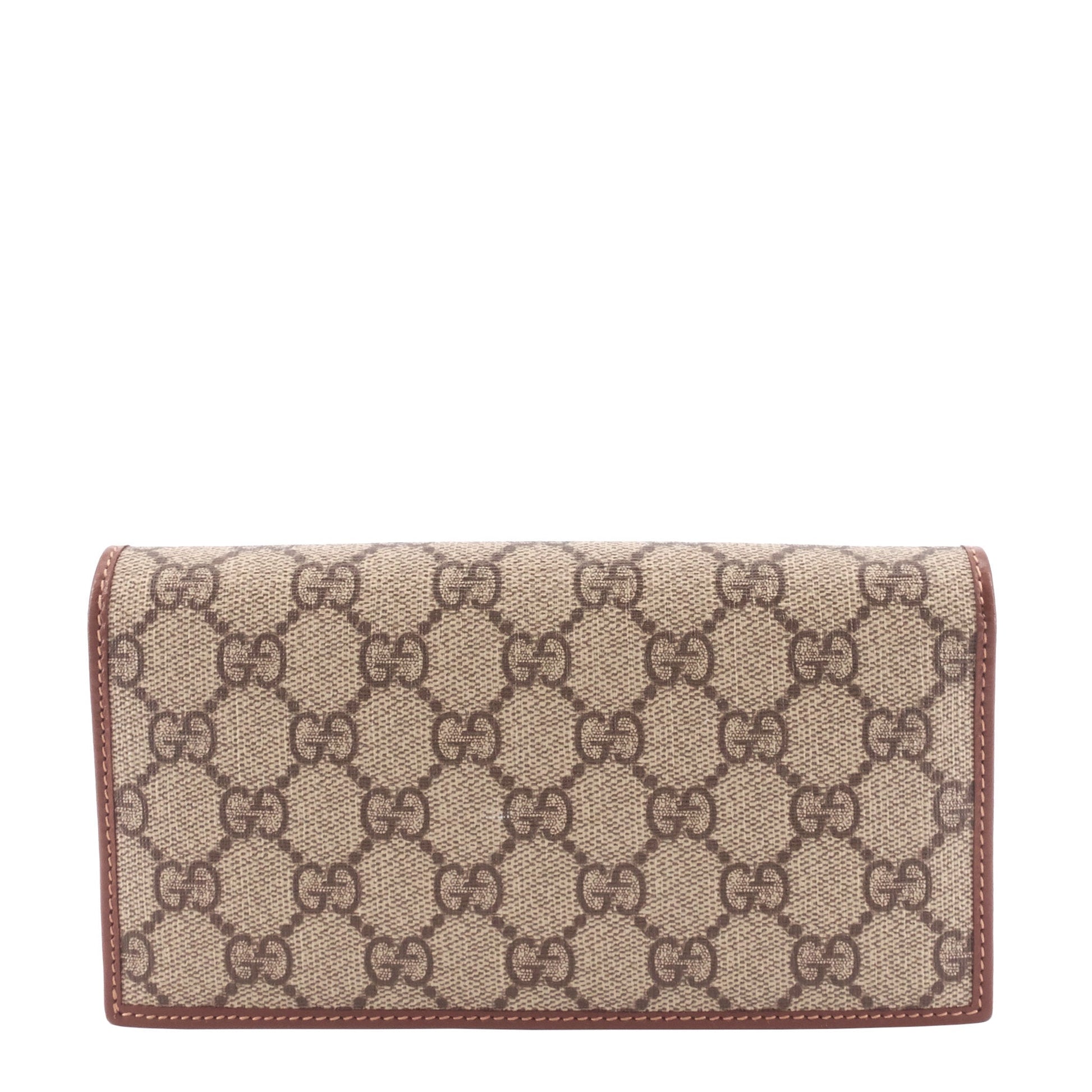 Gucci Horsebit Supreme Wallet On Bag Canvas Chain Shoulder Bag