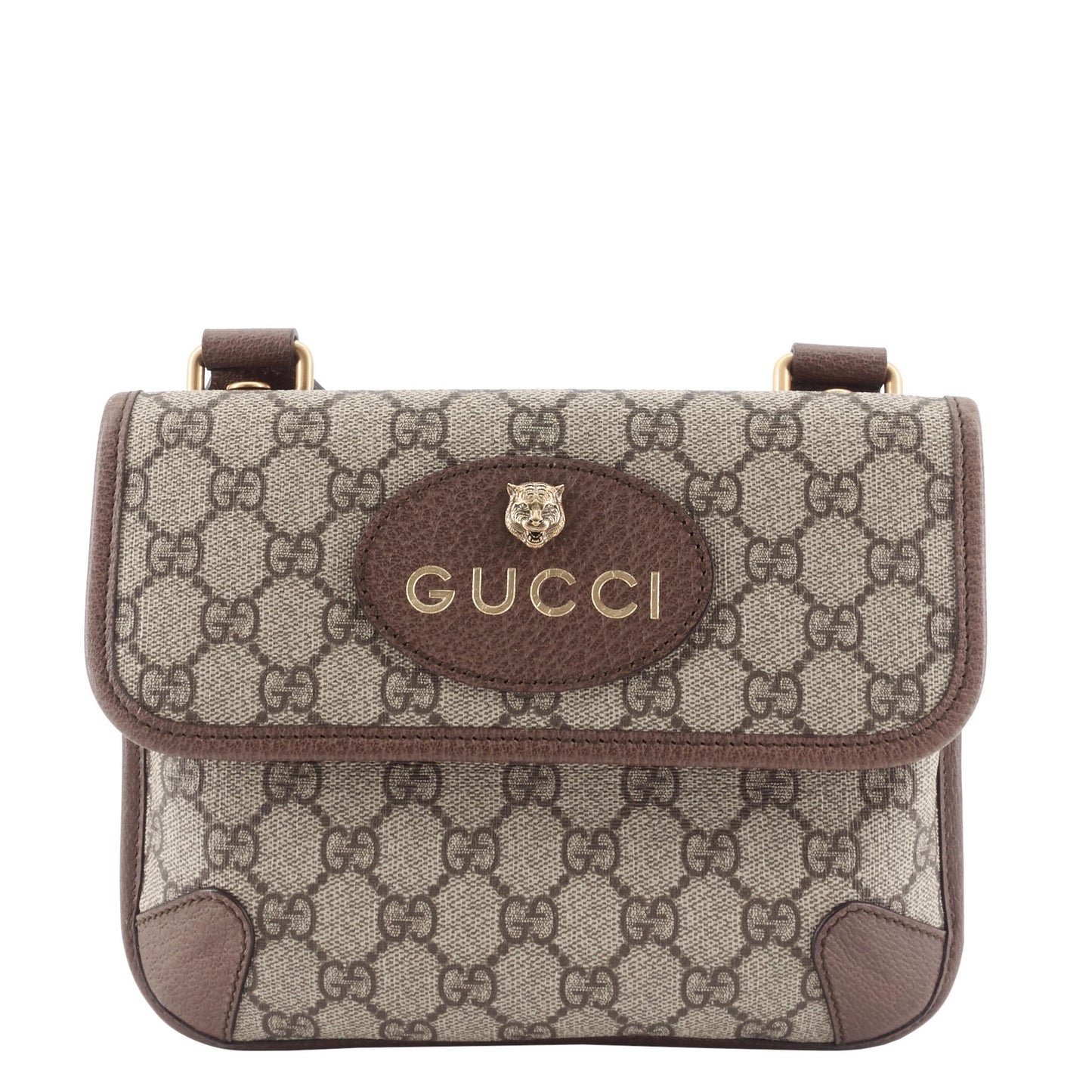 Gucci Neo Supreme Messenger Bag Canvas Small Crossbody Bag