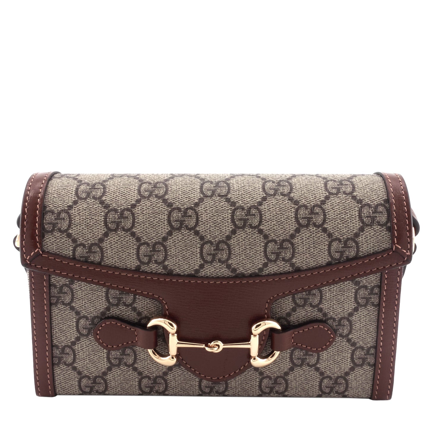 Gucci Horsebit Coated Bag Canvas Mini Crossbody Bag