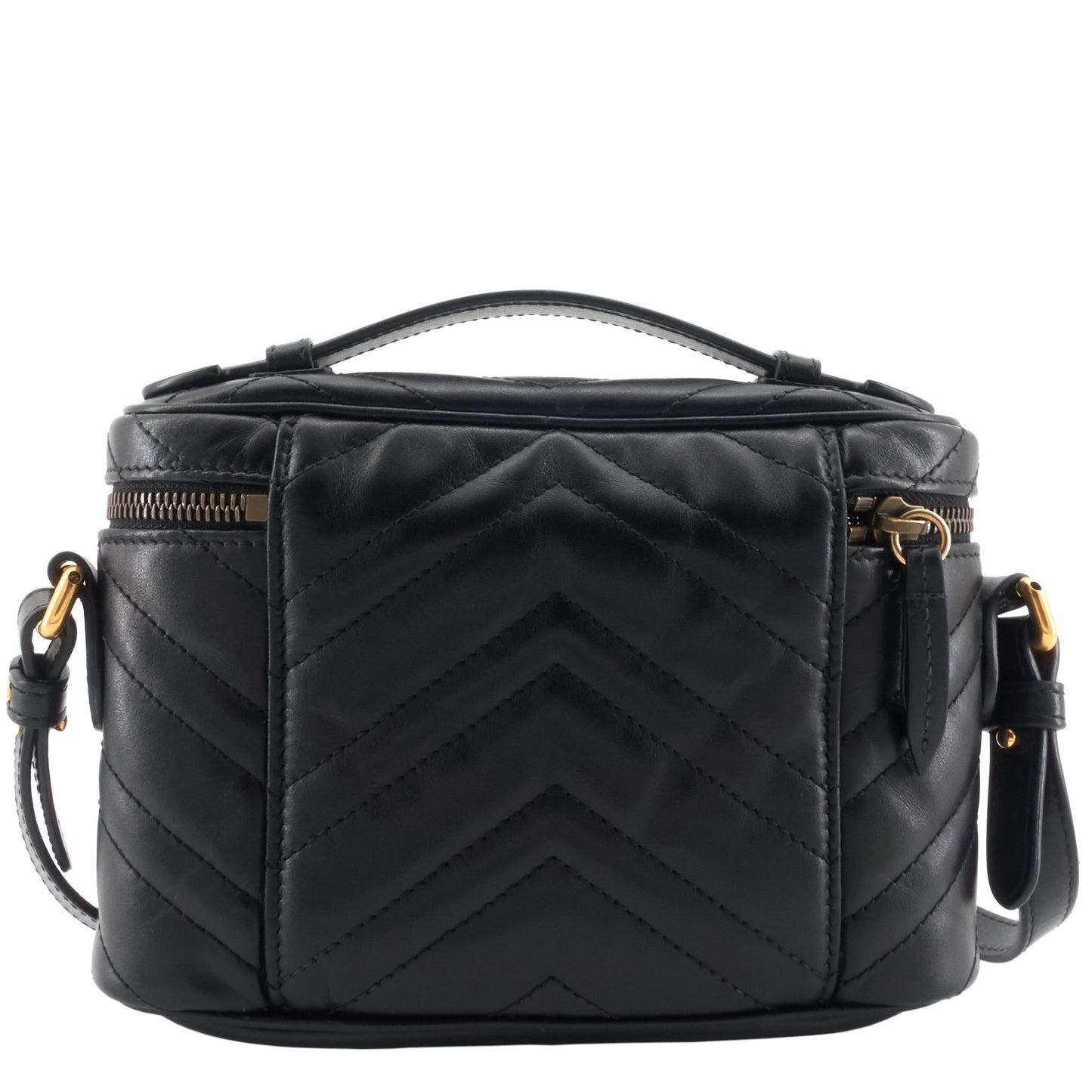 Gucci Marmont Vanity Crossbody Bag Leather Mini