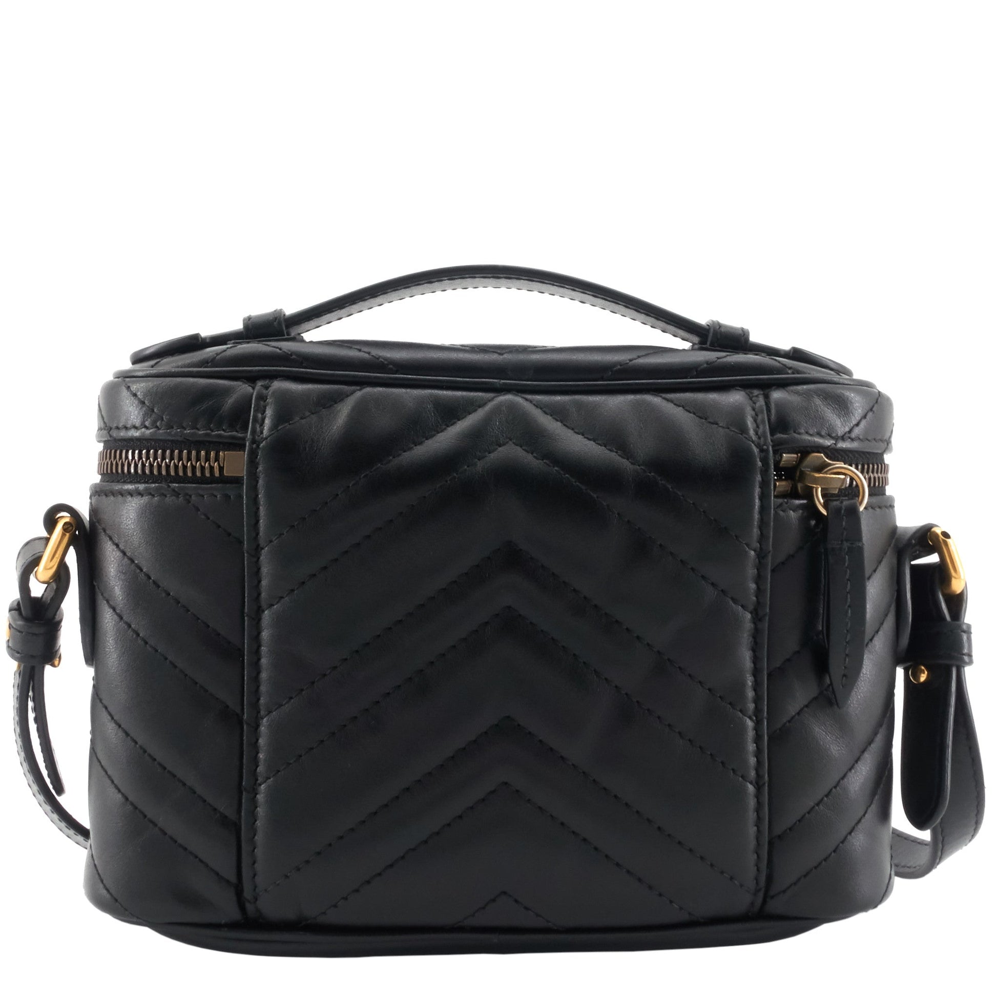 Gucci Marmont Vanity Crossbody Bag Leather Mini