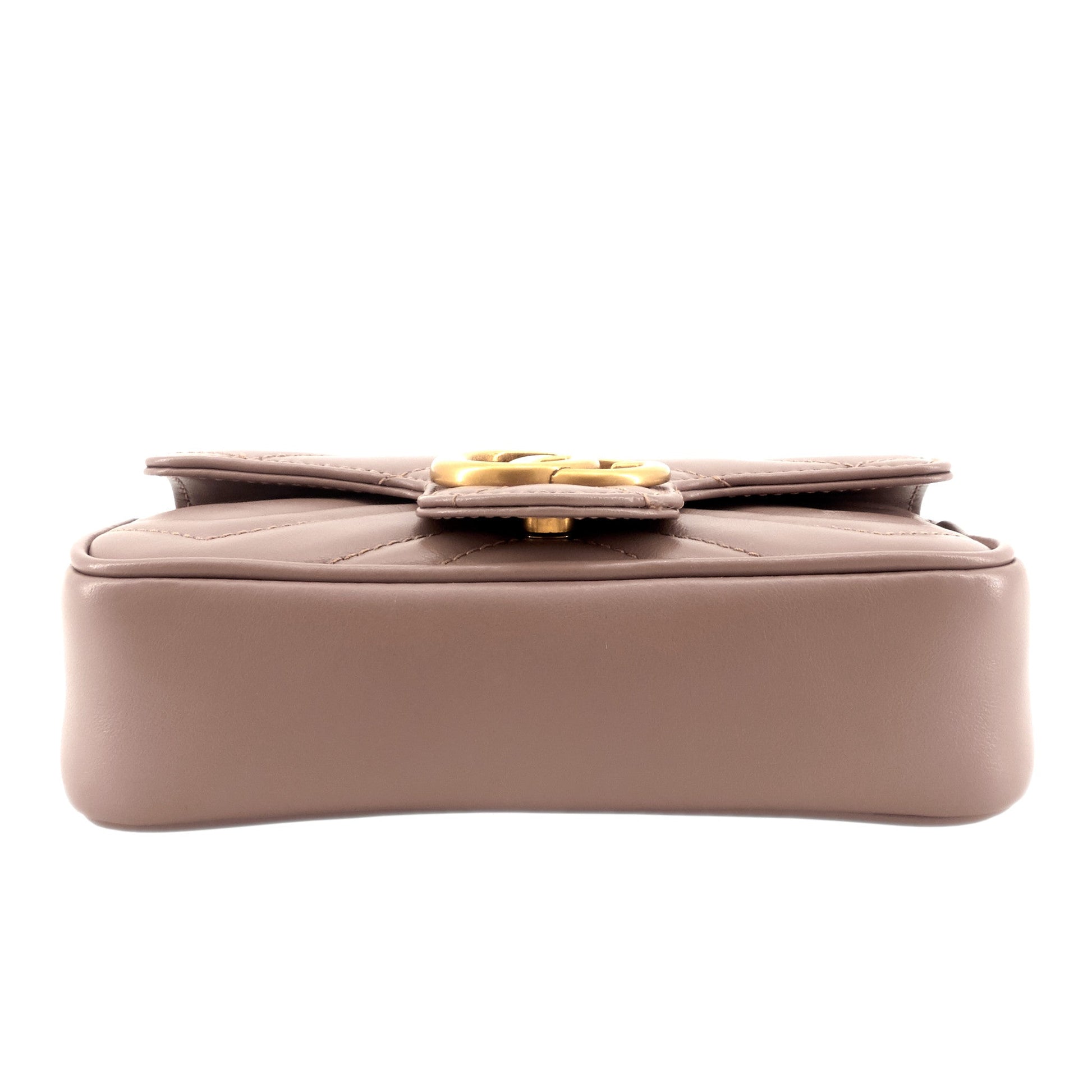 Gucci Marmont Super Calfskin Bag Leather Mini Crossbody Bag