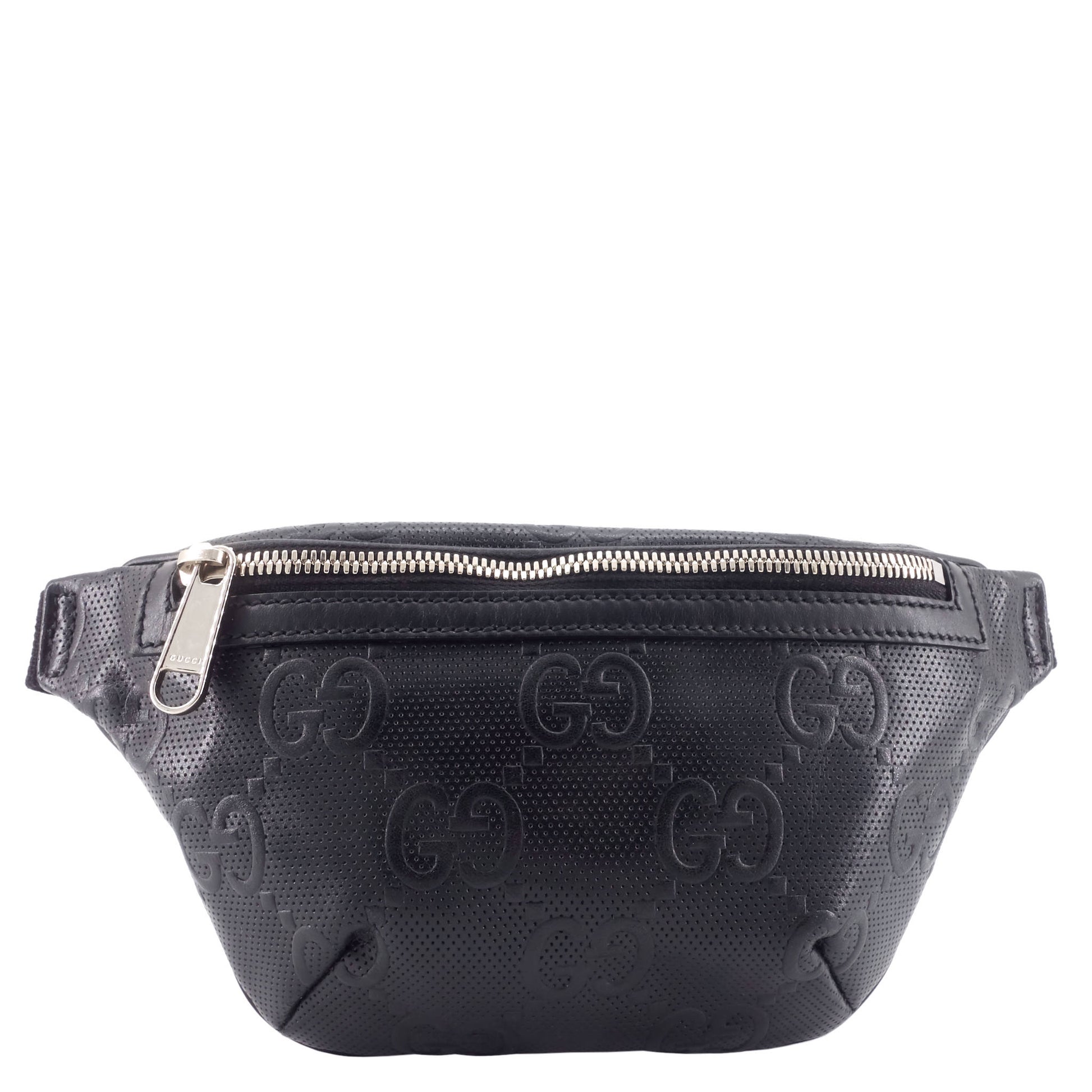 Gucci Embossed Belt Bag Leather Accessory