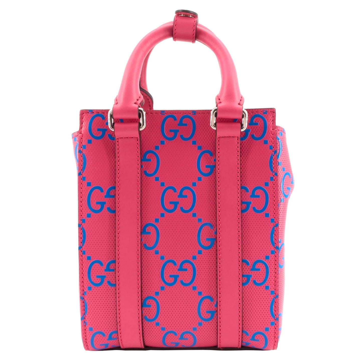 Gucci Tennis Perforated Calfskin Tote Bag Mini