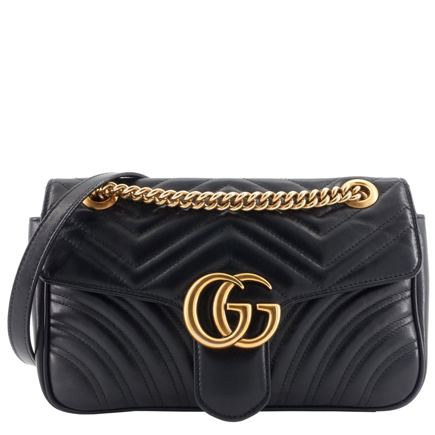 Gucci Marmont Bag Leather Small Crossbody Bag