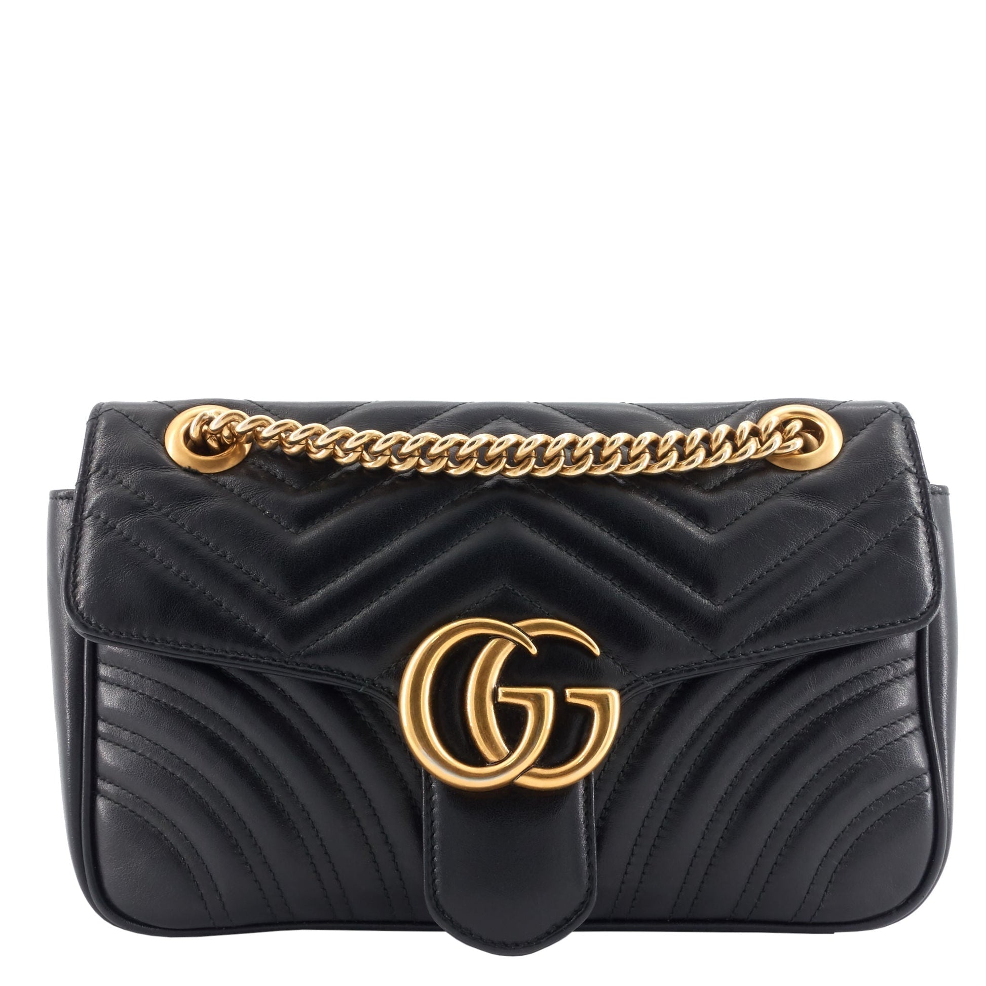 Gucci Marmont Bag Leather Small Crossbody Bag