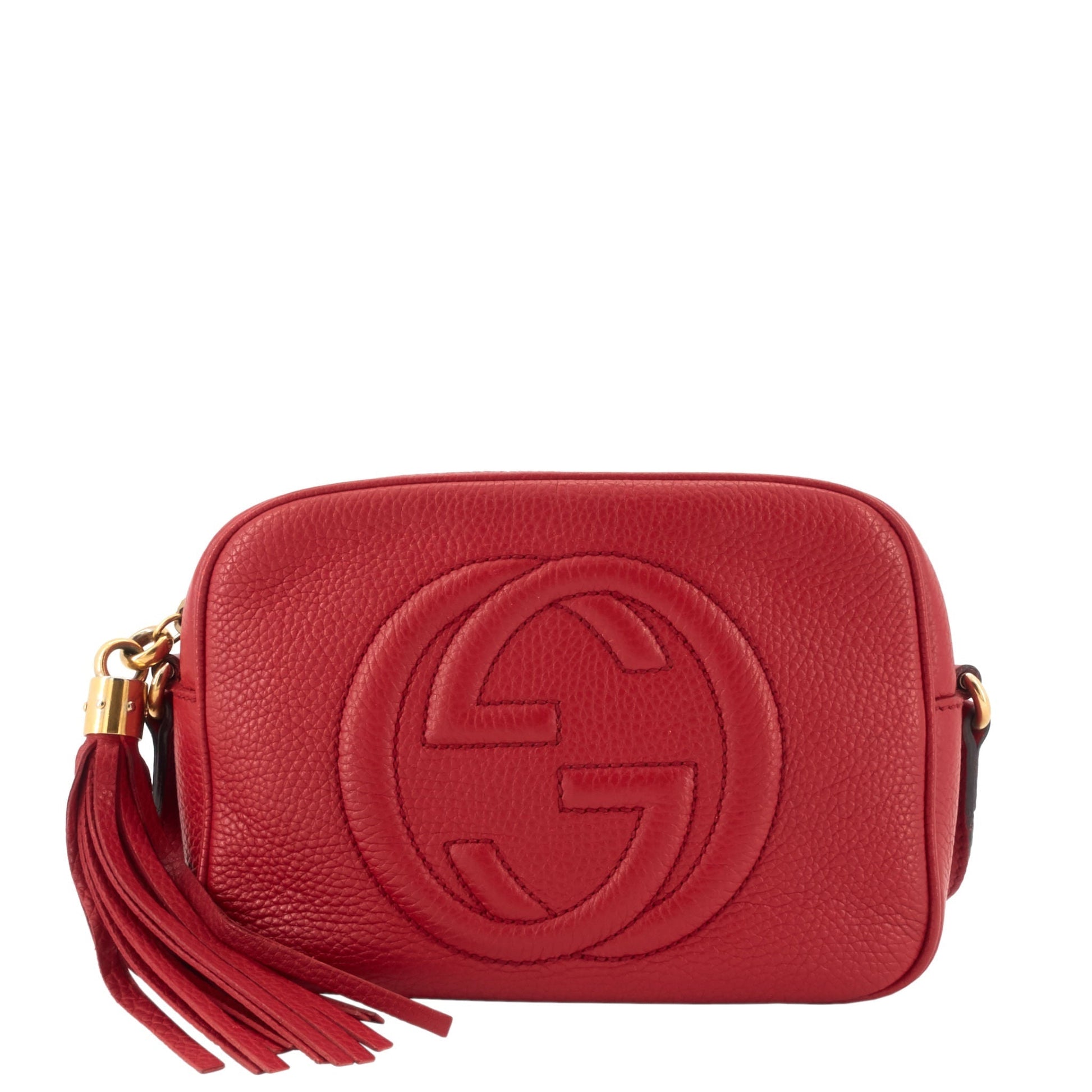 Gucci Soho Disco Calfskin Crossbody Bag Leather