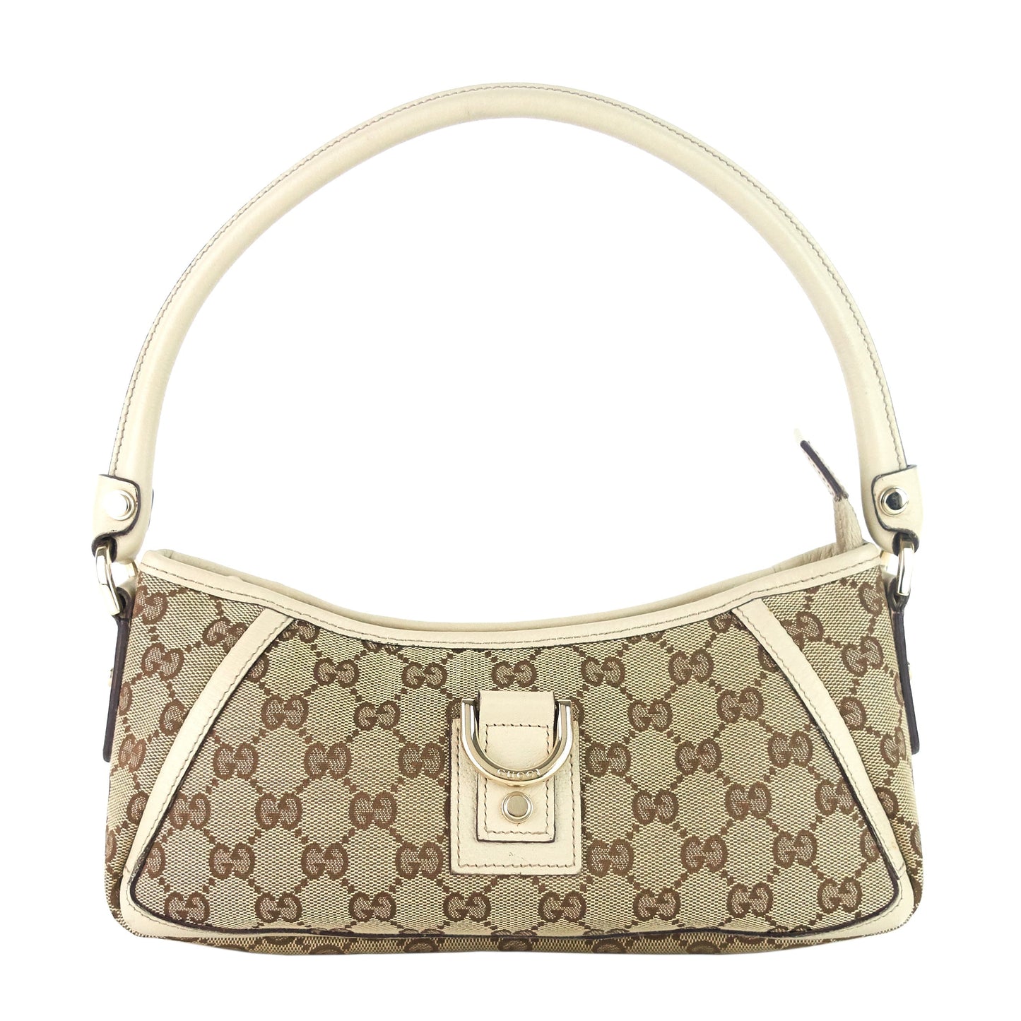 Gucci Abbey Ring Pochette Bag Canvas Monogram Jewelry