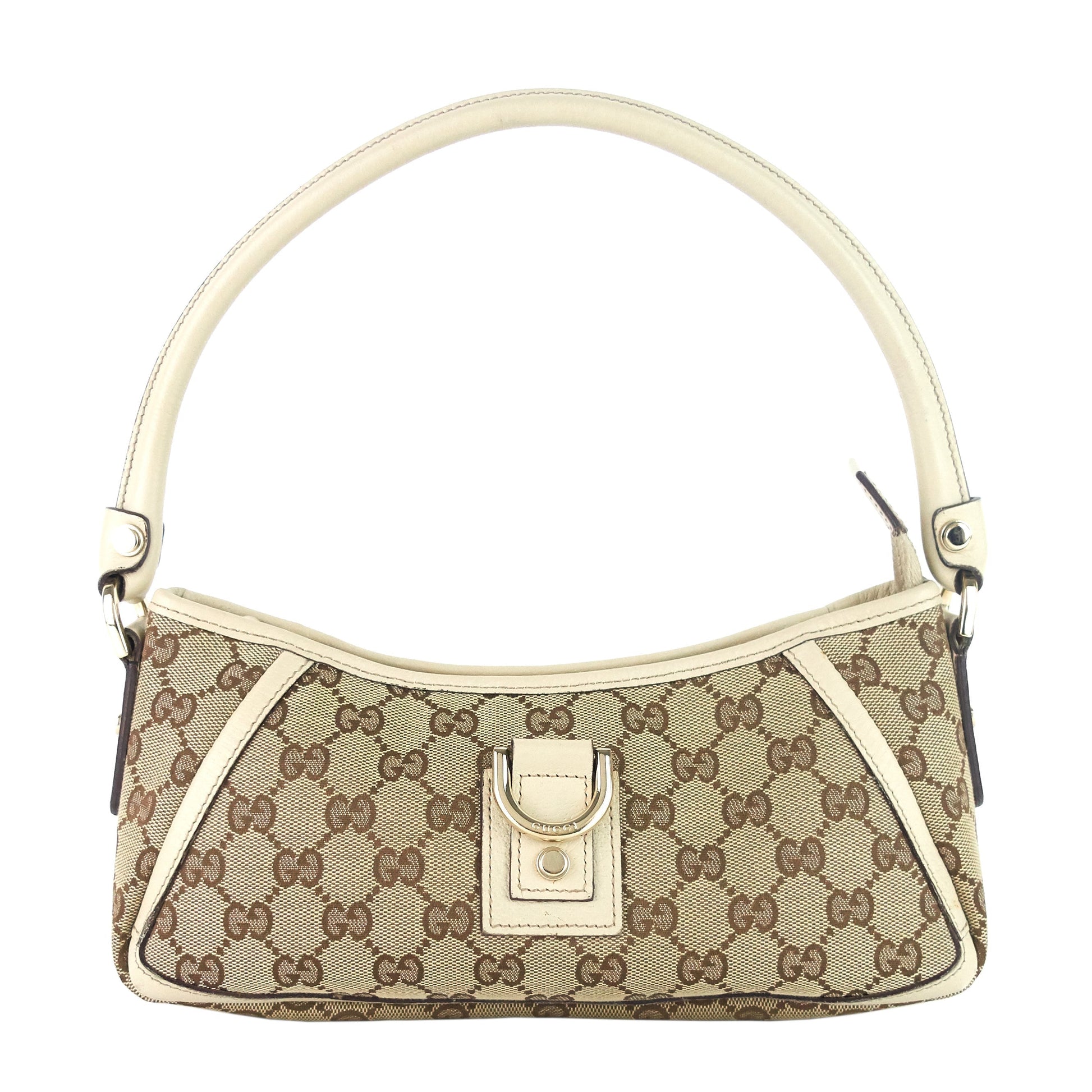 Gucci Abbey Ring Pochette Bag Canvas Monogram Jewelry
