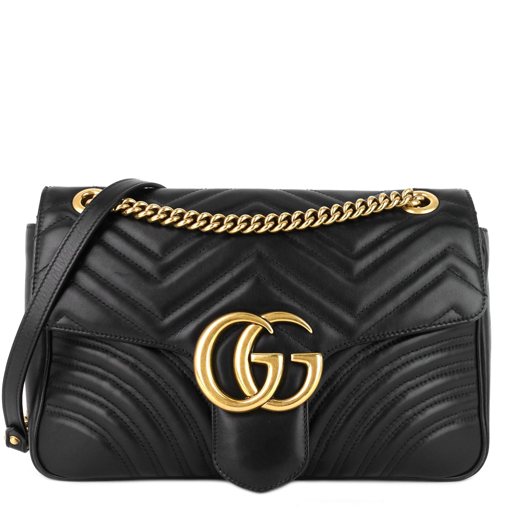Gucci Marmont Matelass Shoulder Bag Leather Medium